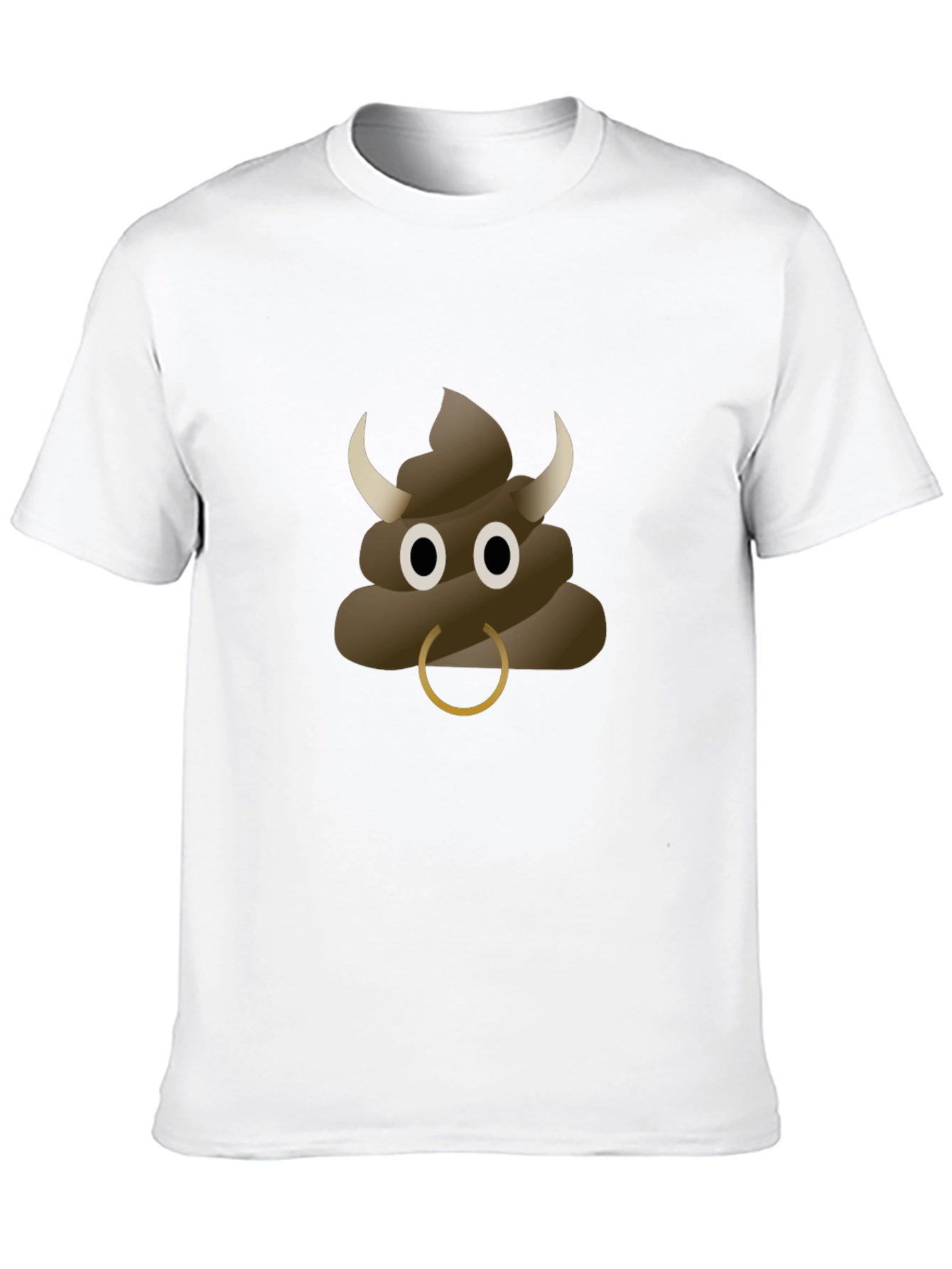 Bull Poop Emoji T-Shirt - Funny & Unique