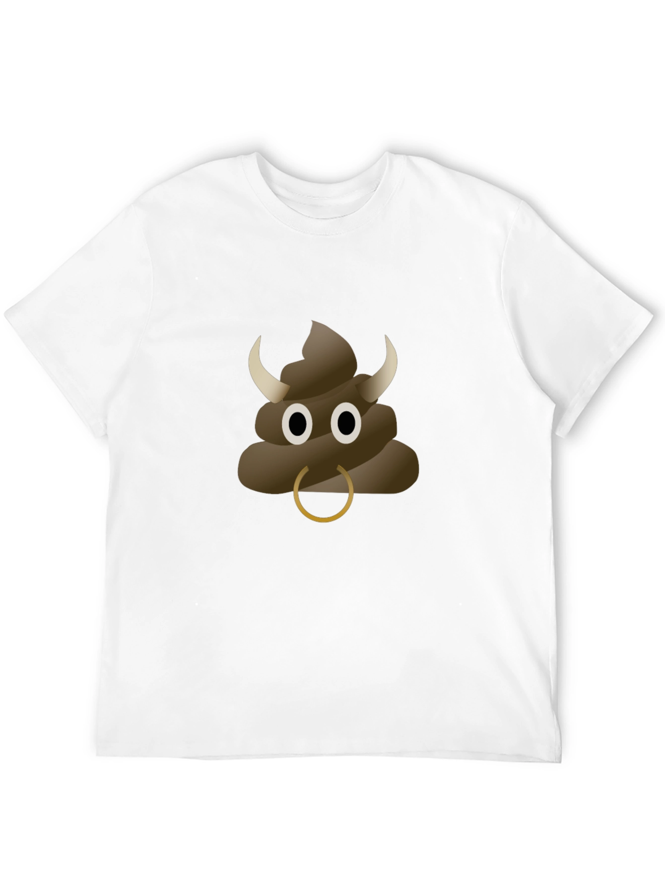 Bull Poop Emoji T-Shirt - Funny & Unique