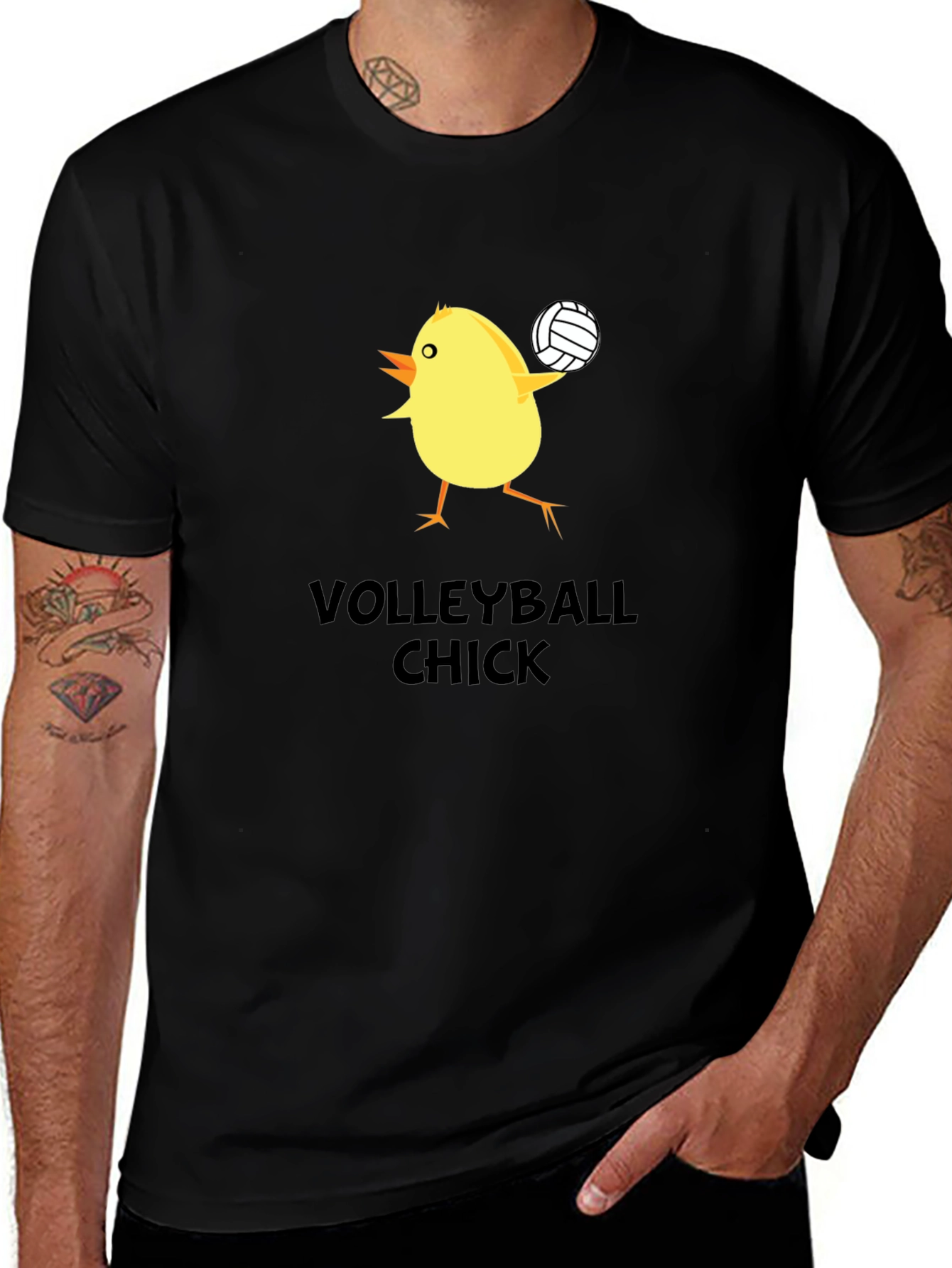 Volleyball Chick T-Shirt - Sporty & Fun Design