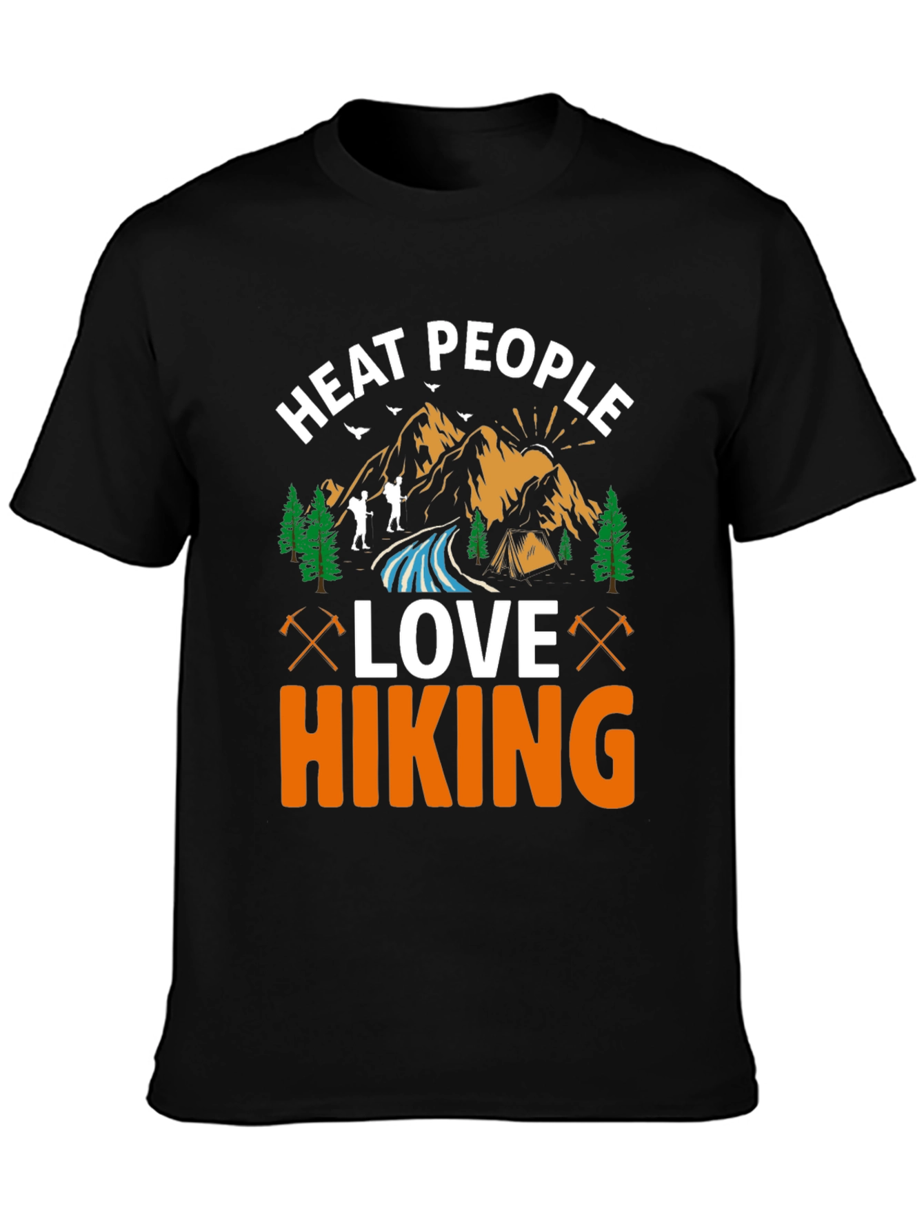 Heat People Love Hiking Graphic Tee