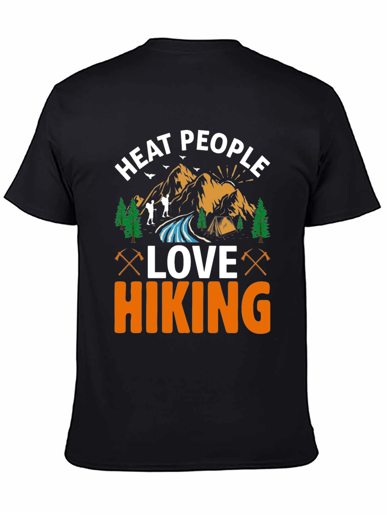 Heat People Love Hiking Graphic Tee