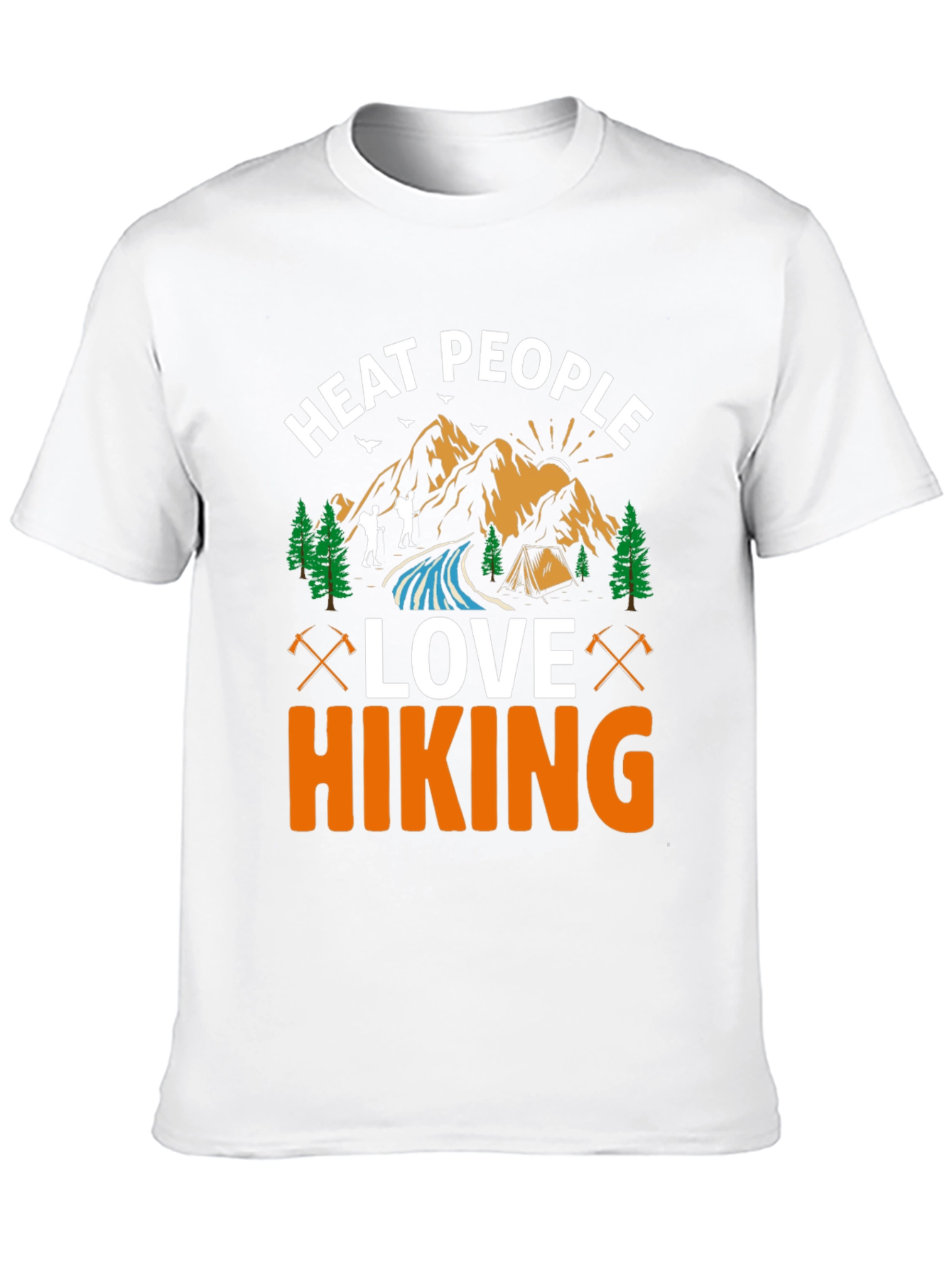 Heat People Love Hiking Graphic Tee