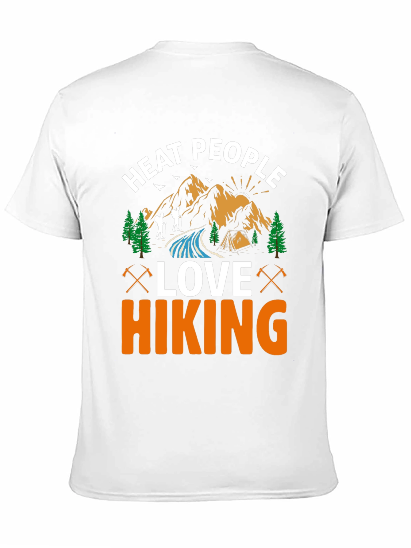 Heat People Love Hiking Graphic Tee