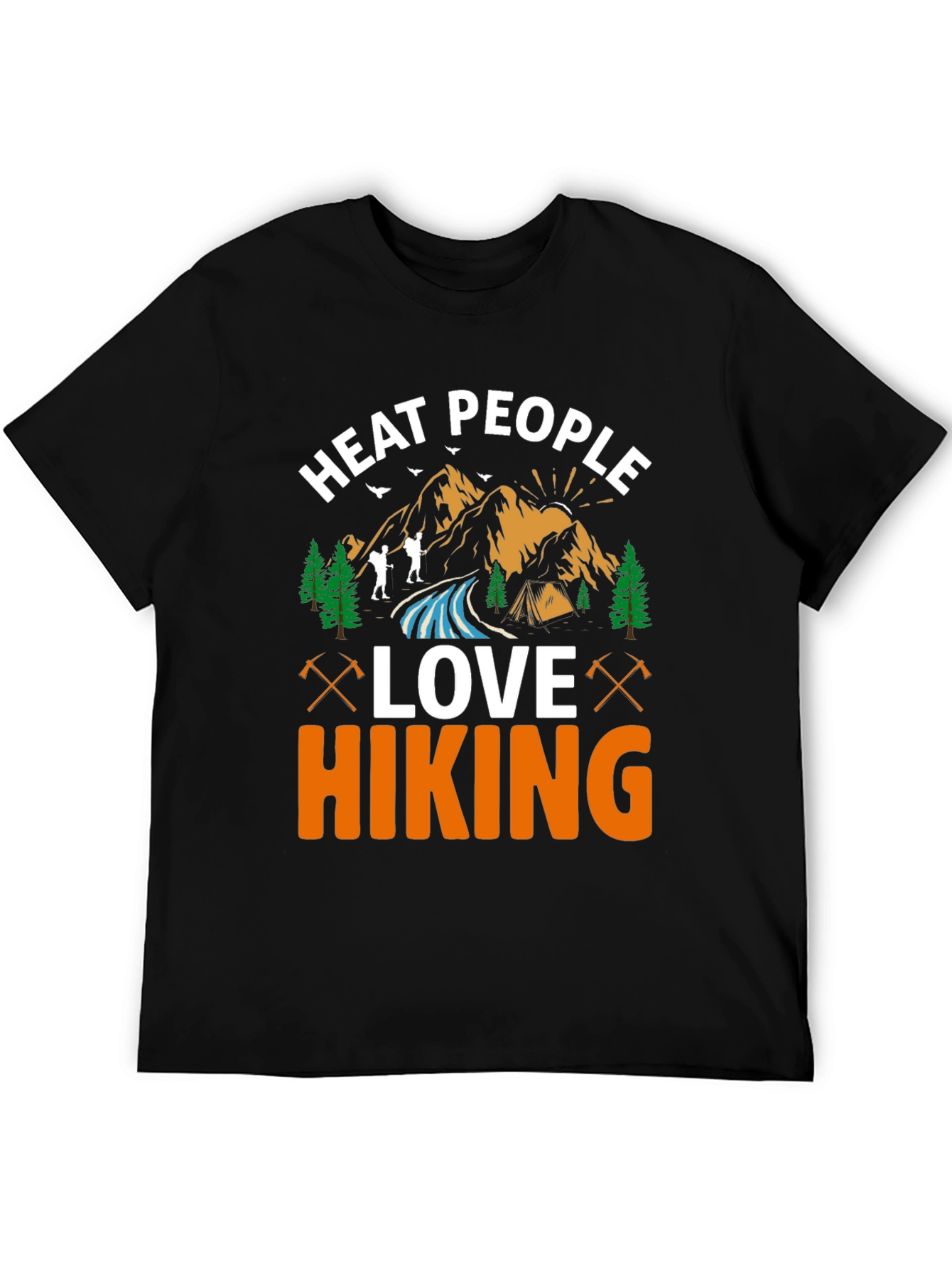 Heat People Love Hiking Graphic Tee