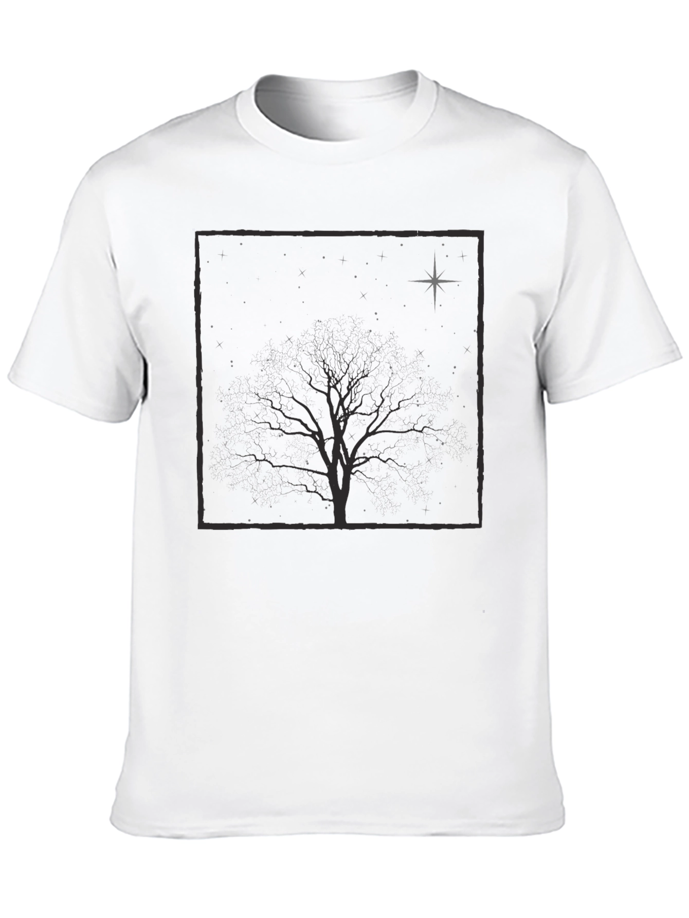 Starry Night Tree Graphic Tee