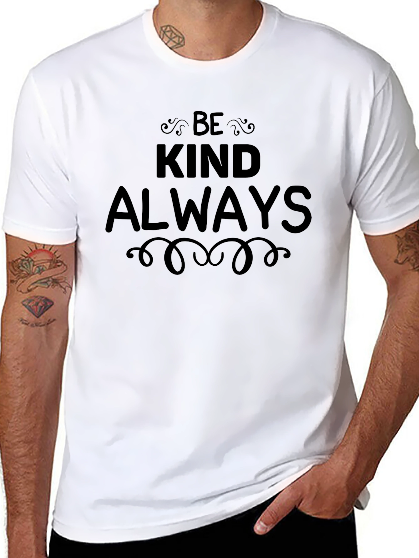 Be Kind Always Black T-Shirt