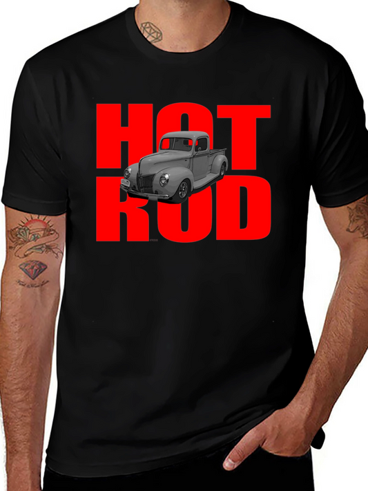 Hot Rod Truck Graphic T-Shirt - Classic Car Tee