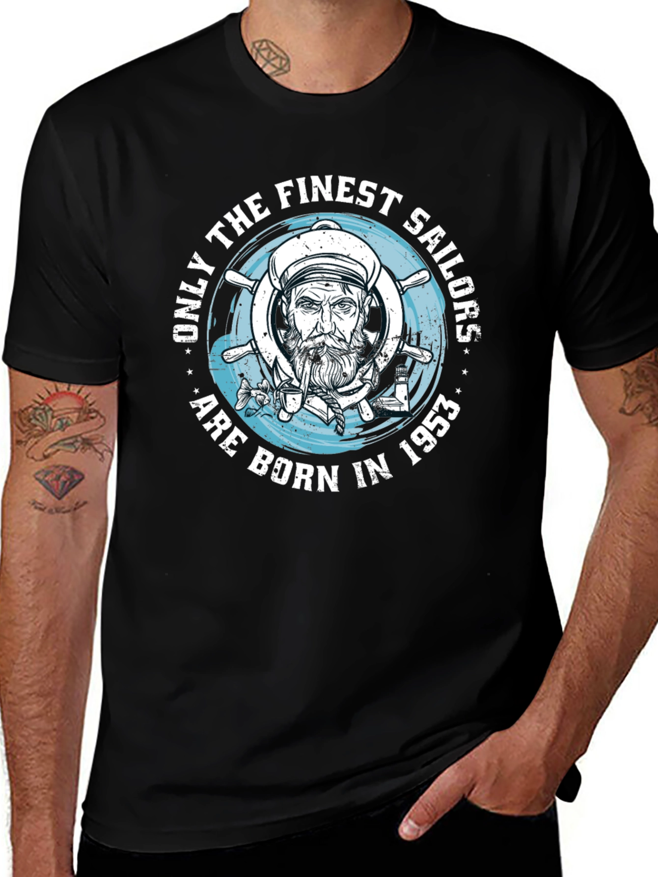 Finest Sailors Born in 1953 Graphic T-Shirt
