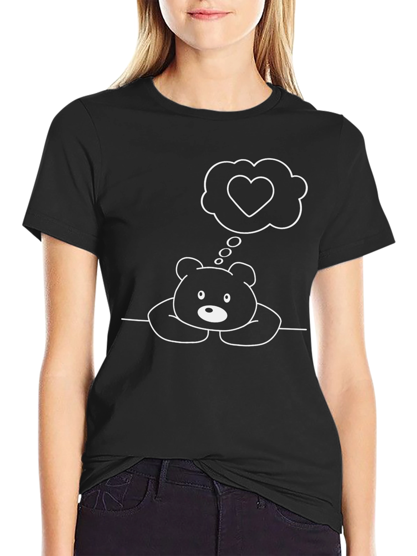 Cute Bear Heart T-Shirt