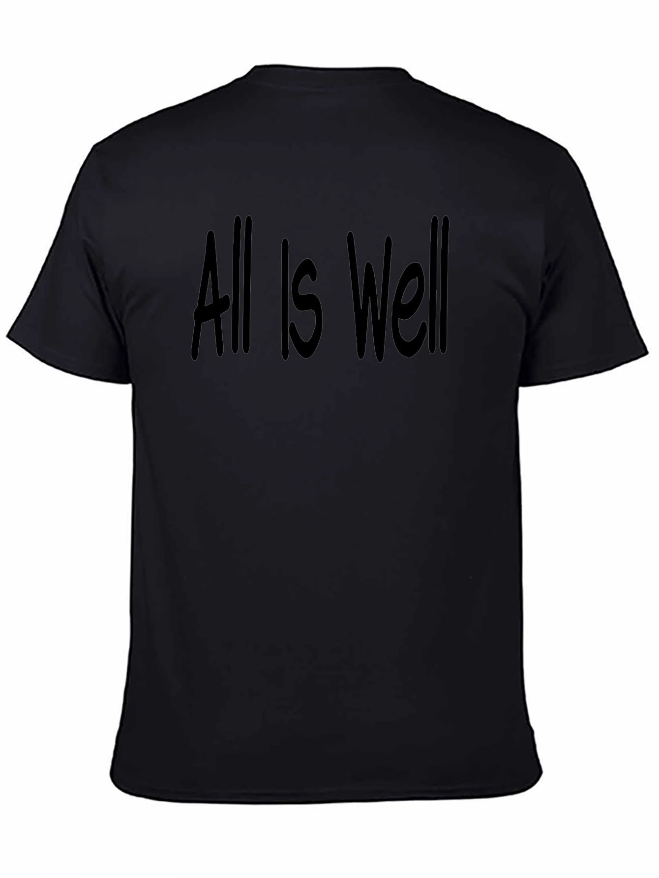 All is Well Black T-Shirt