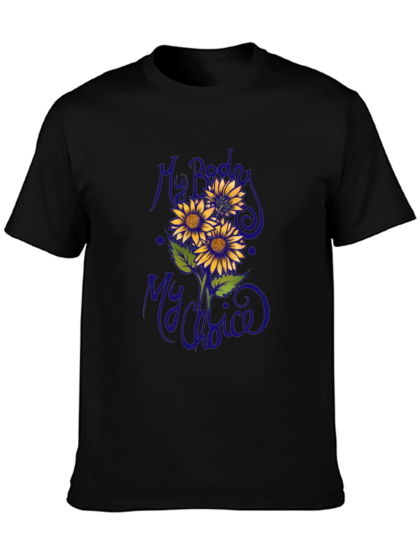 My Body My Choice Sunflower Graphic Tee