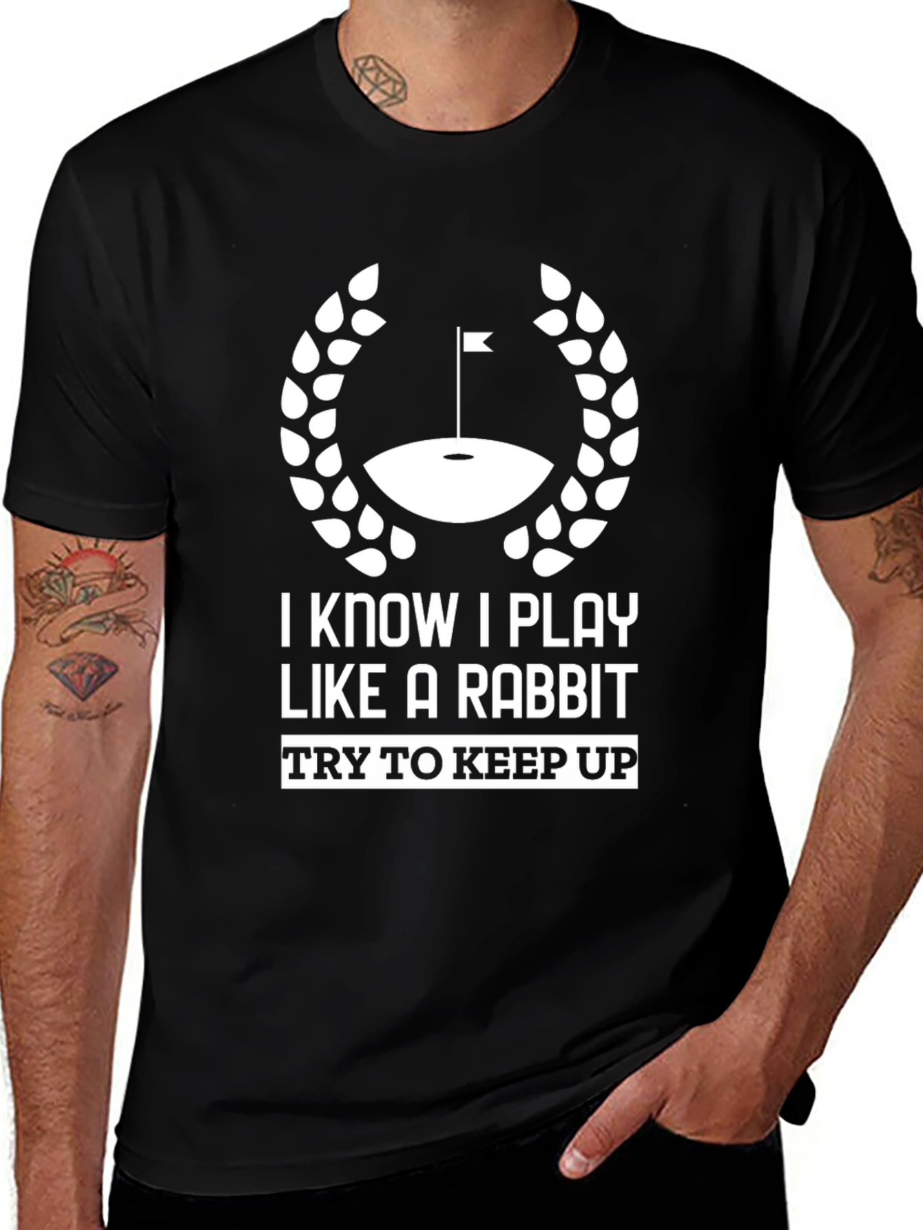 Golf Rabbit T-Shirt - Funny Golfing Tee