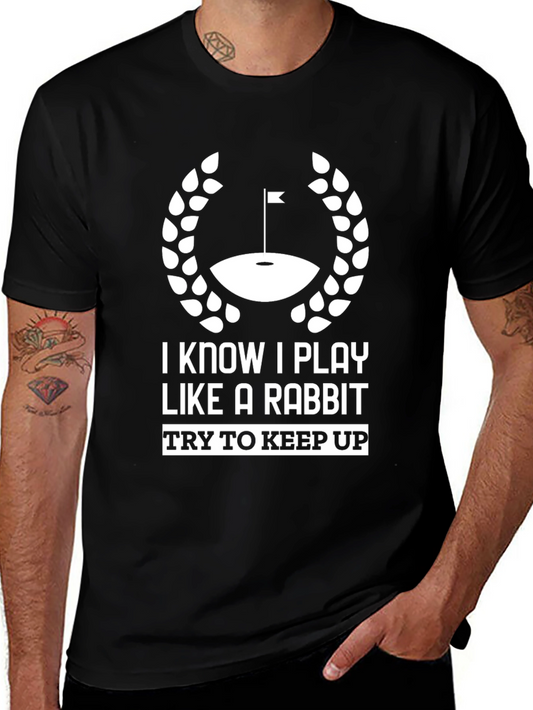 Golf Rabbit T-Shirt - Funny Golfing Tee
