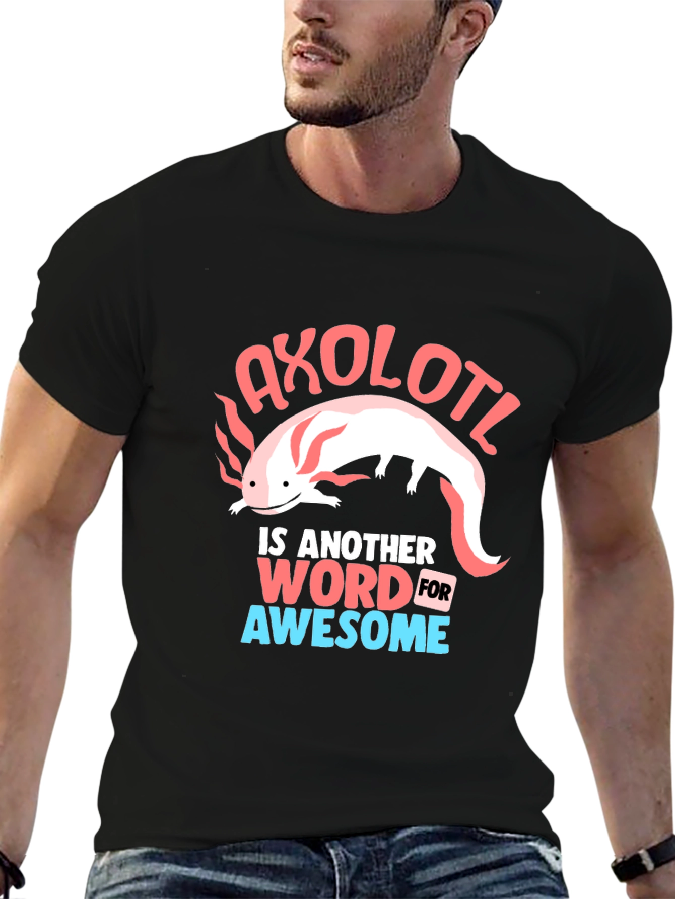 Axolotl Awesome Graphic T-Shirt