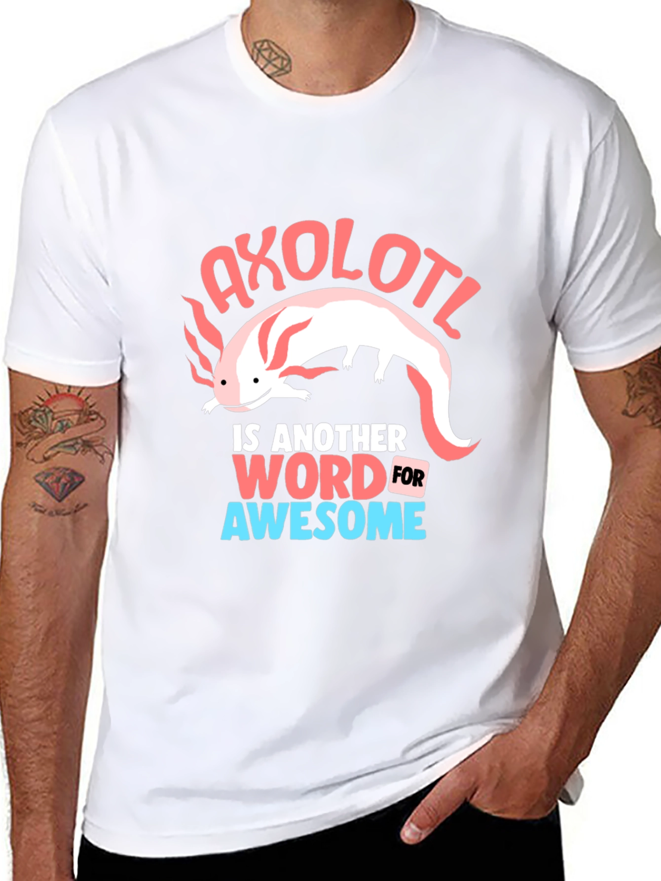 Axolotl Awesome Graphic T-Shirt