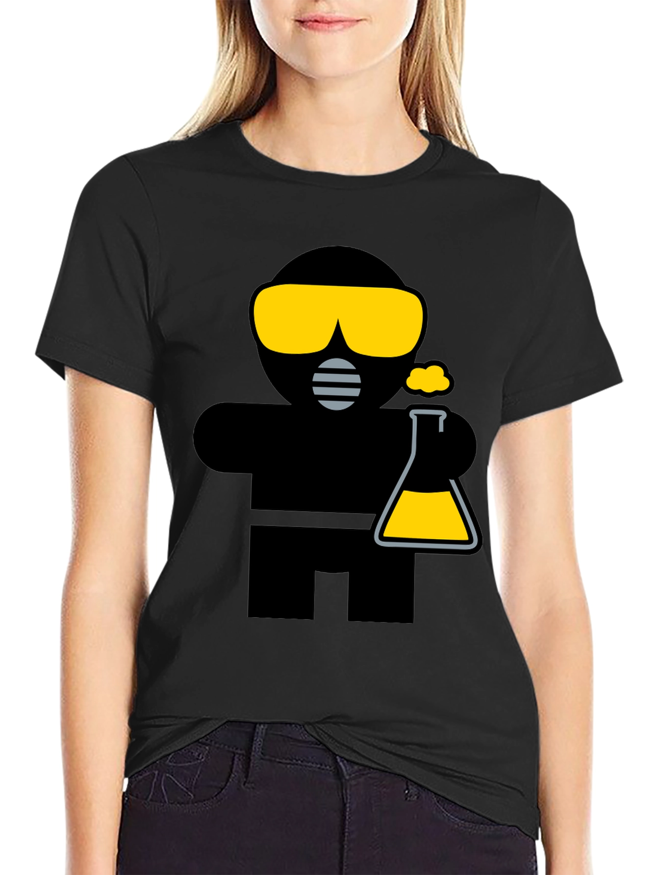 Hazmat Science Graphic Tee - Black Unisex