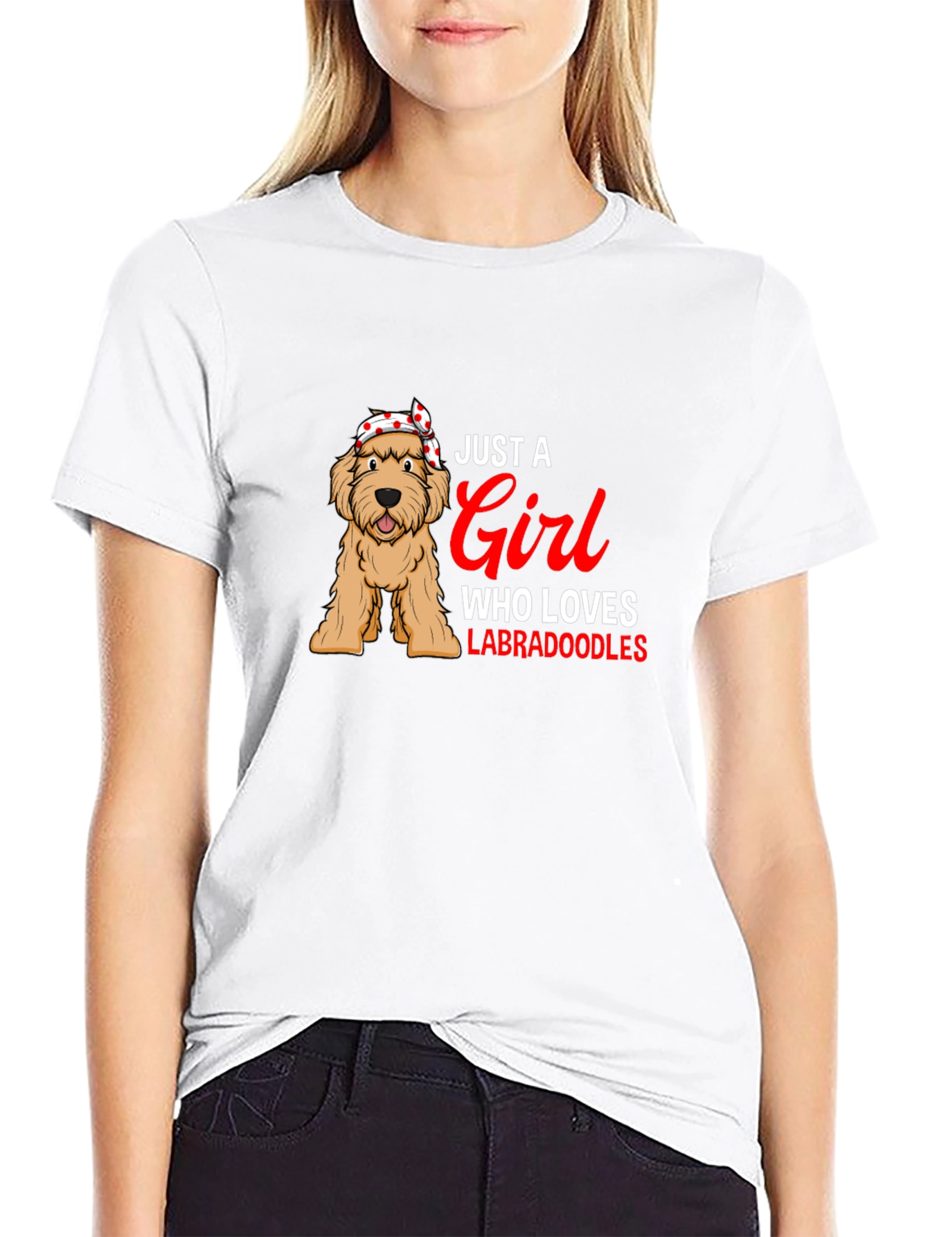 Just A Girl Who Loves Labradoodles T-Shirt