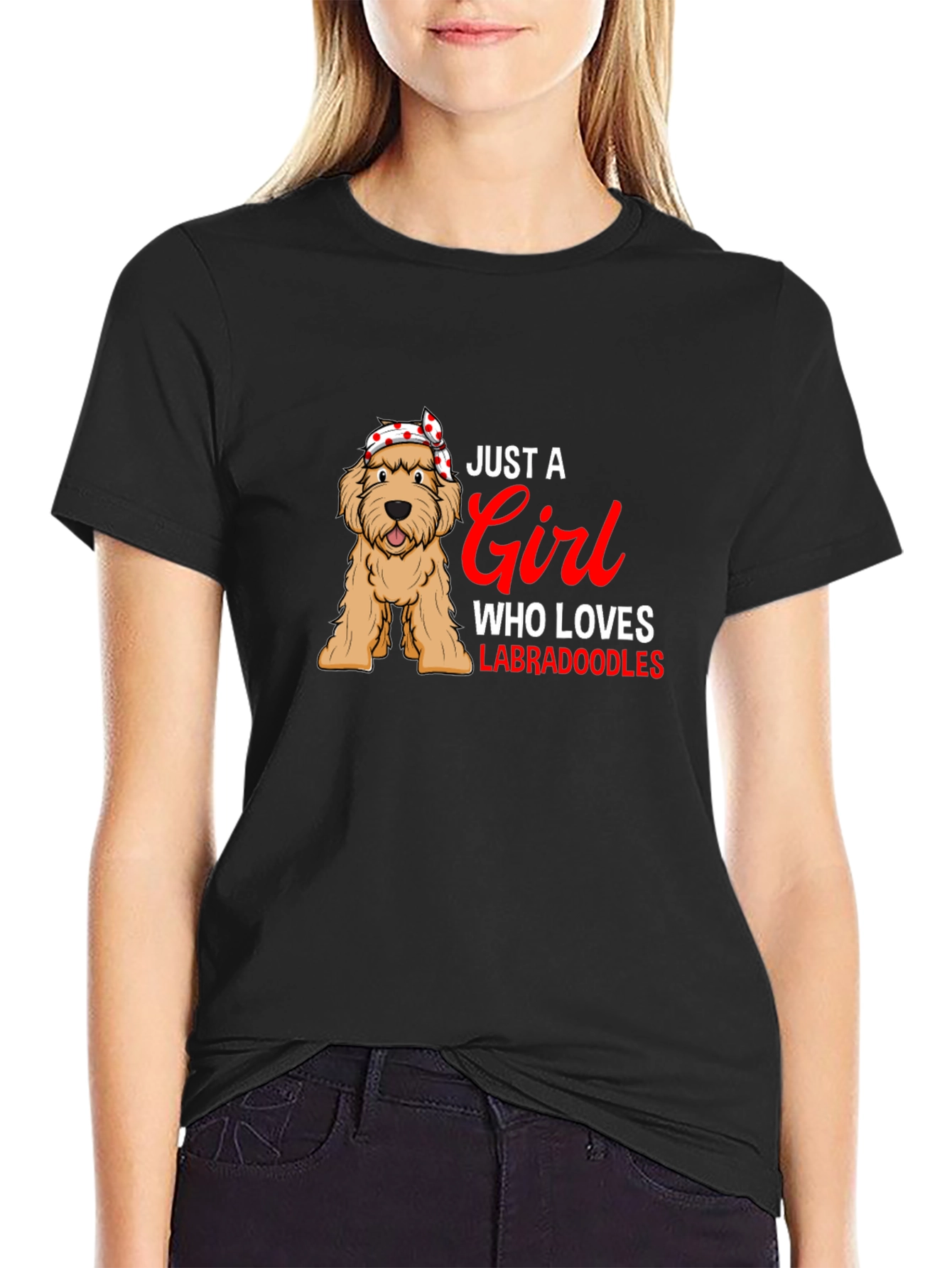 Just A Girl Who Loves Labradoodles T-Shirt