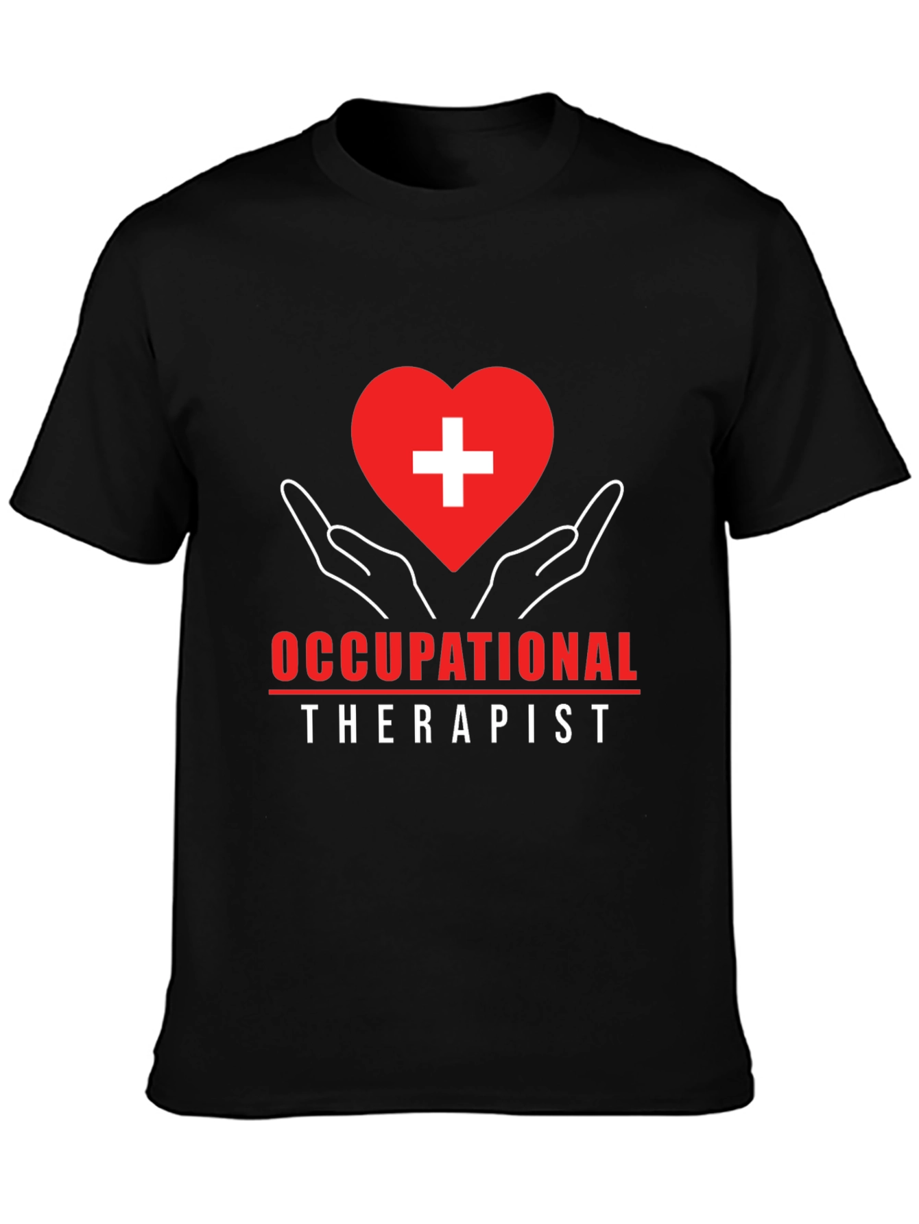 Occupational Therapist Graphic Tee - Heart and Hands