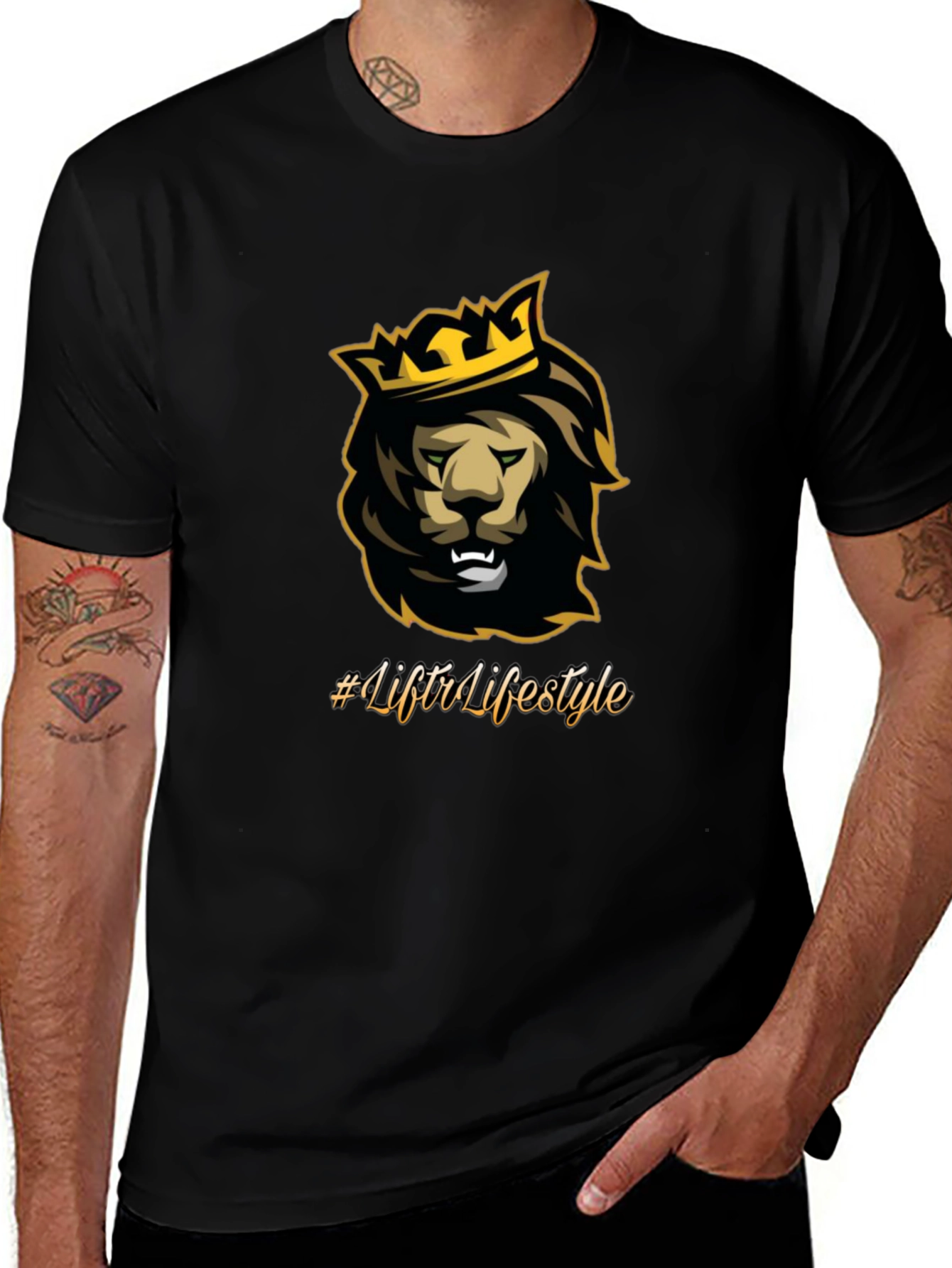 Lion King Mens Black T-Shirt