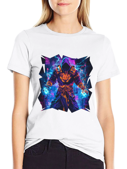 Arcane Sorcerer T-Shirt: Electric Fantasy