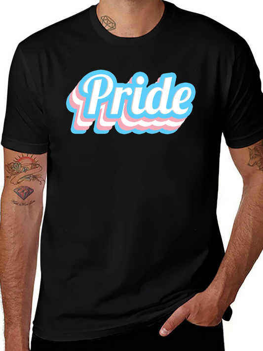 Trans Pride T-Shirt - Black Cotton Blend