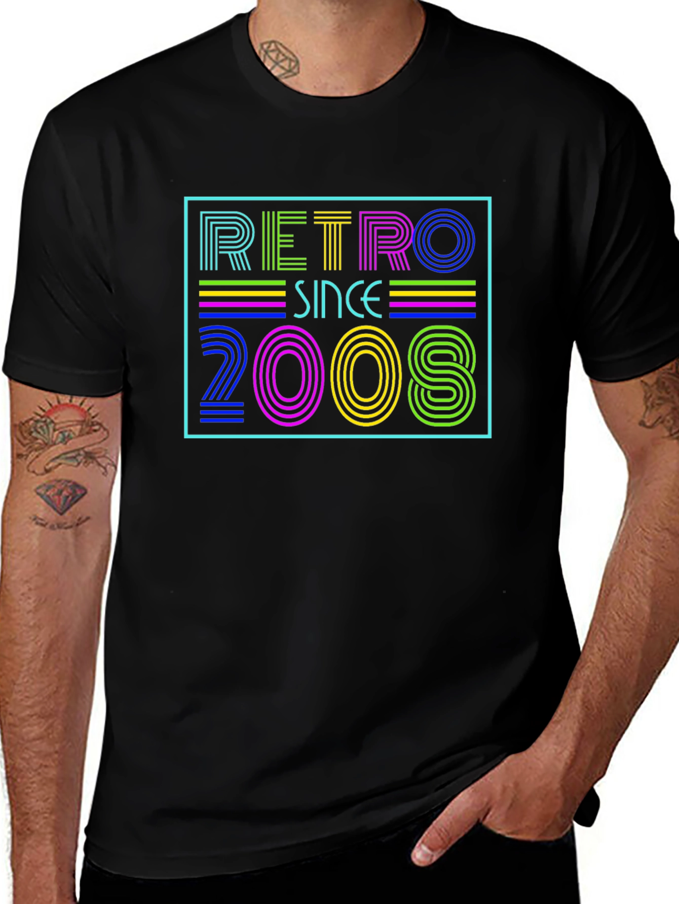 Retro Since 2008 Graphic T-Shirt