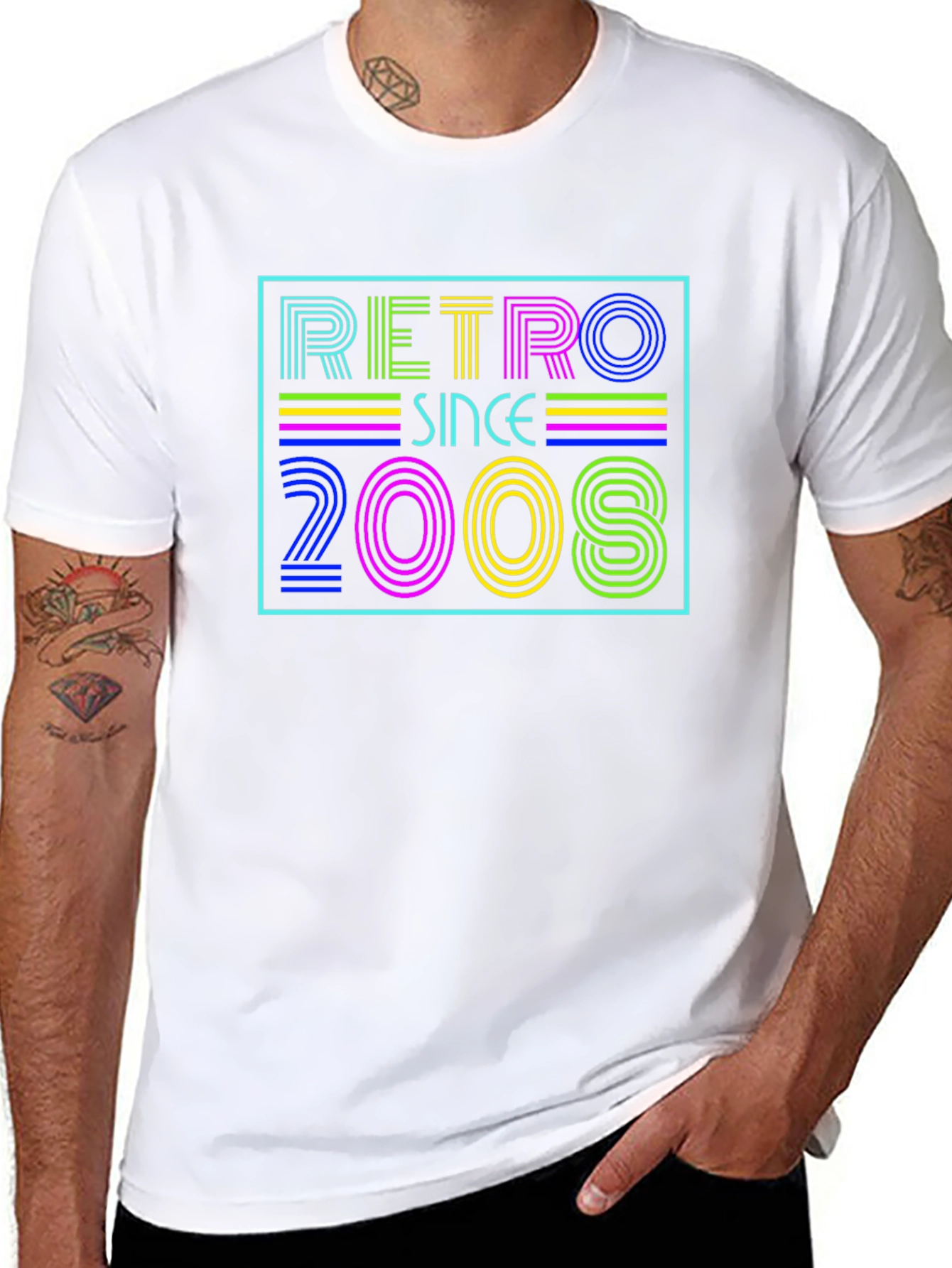Retro Since 2008 Graphic T-Shirt