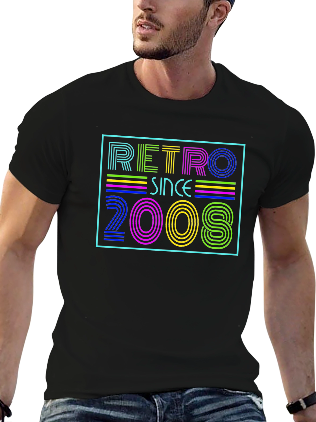 Retro Since 2008 Graphic T-Shirt