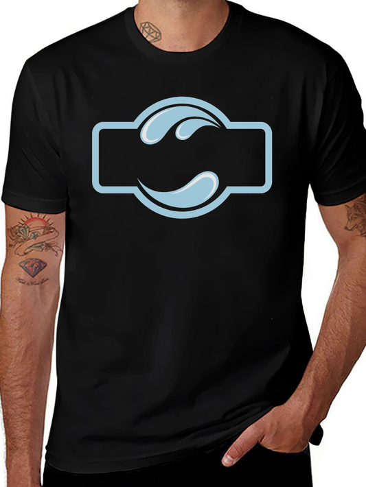 Black T-Shirt with Water Drop Logo