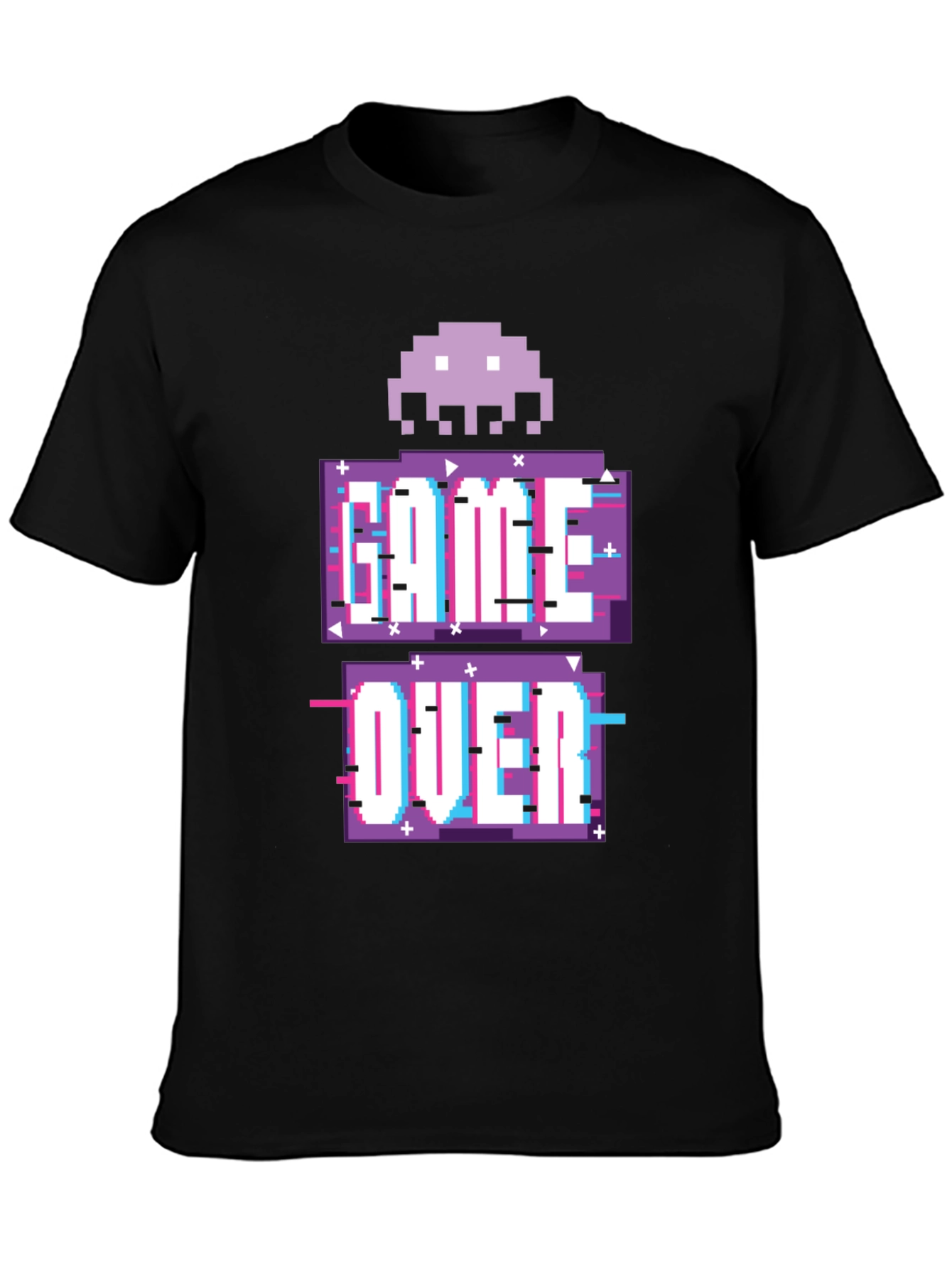 Game Over Pixel Art T-Shirt - Retro Gaming Style