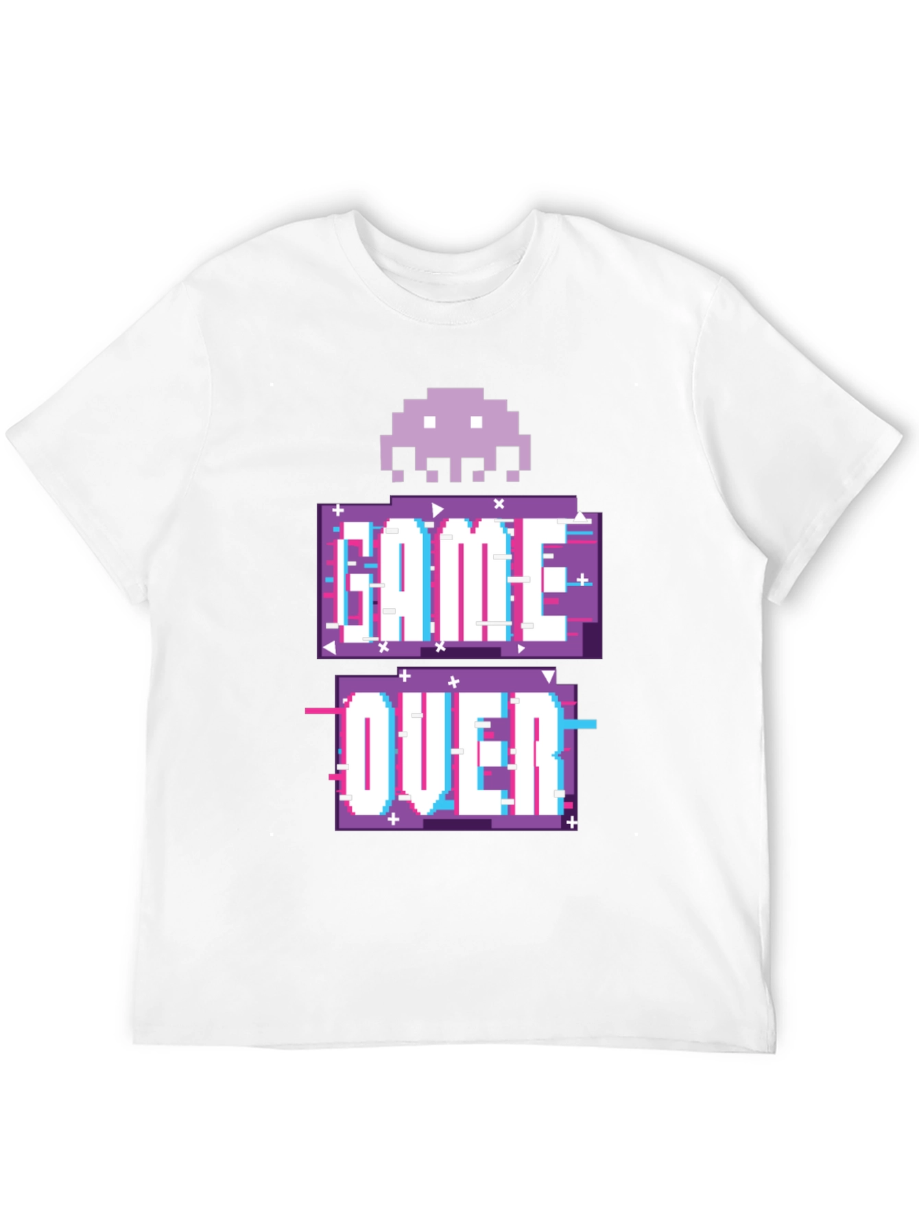 Game Over Pixel Art T-Shirt - Retro Gaming Style
