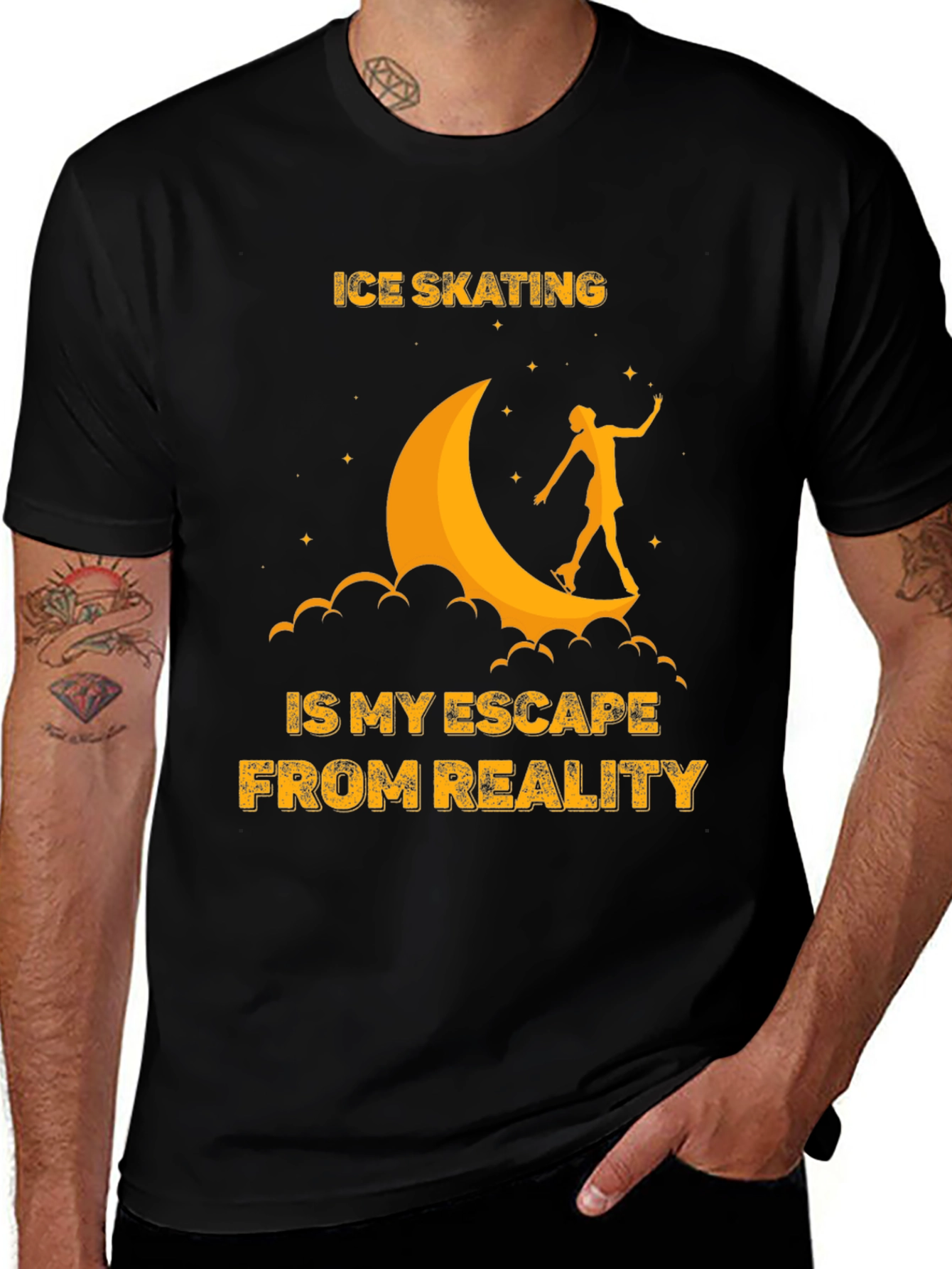 Ice Skating Escape T-Shirt - Unique Design