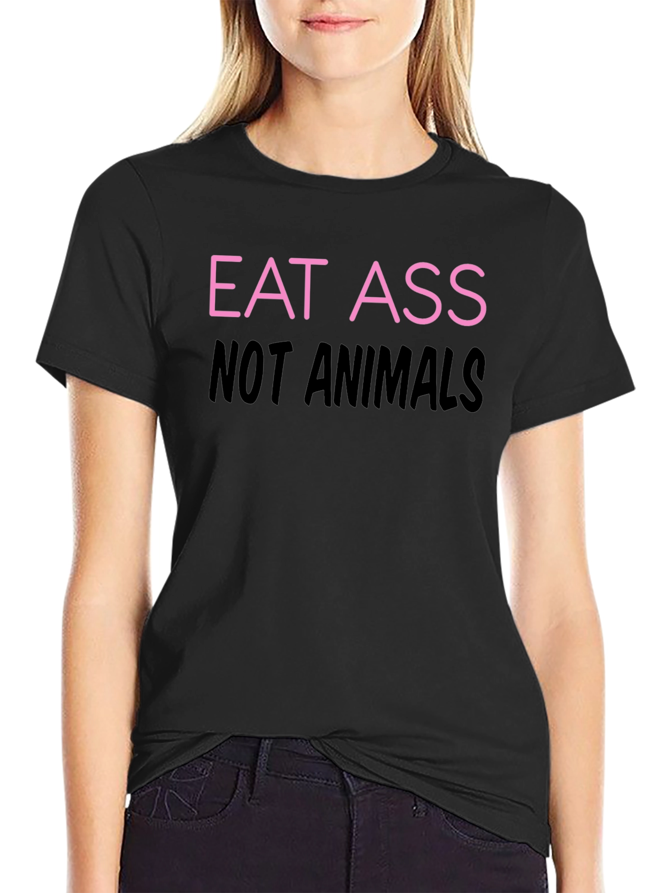 Eat Ass Not Animals Vegan T-Shirt