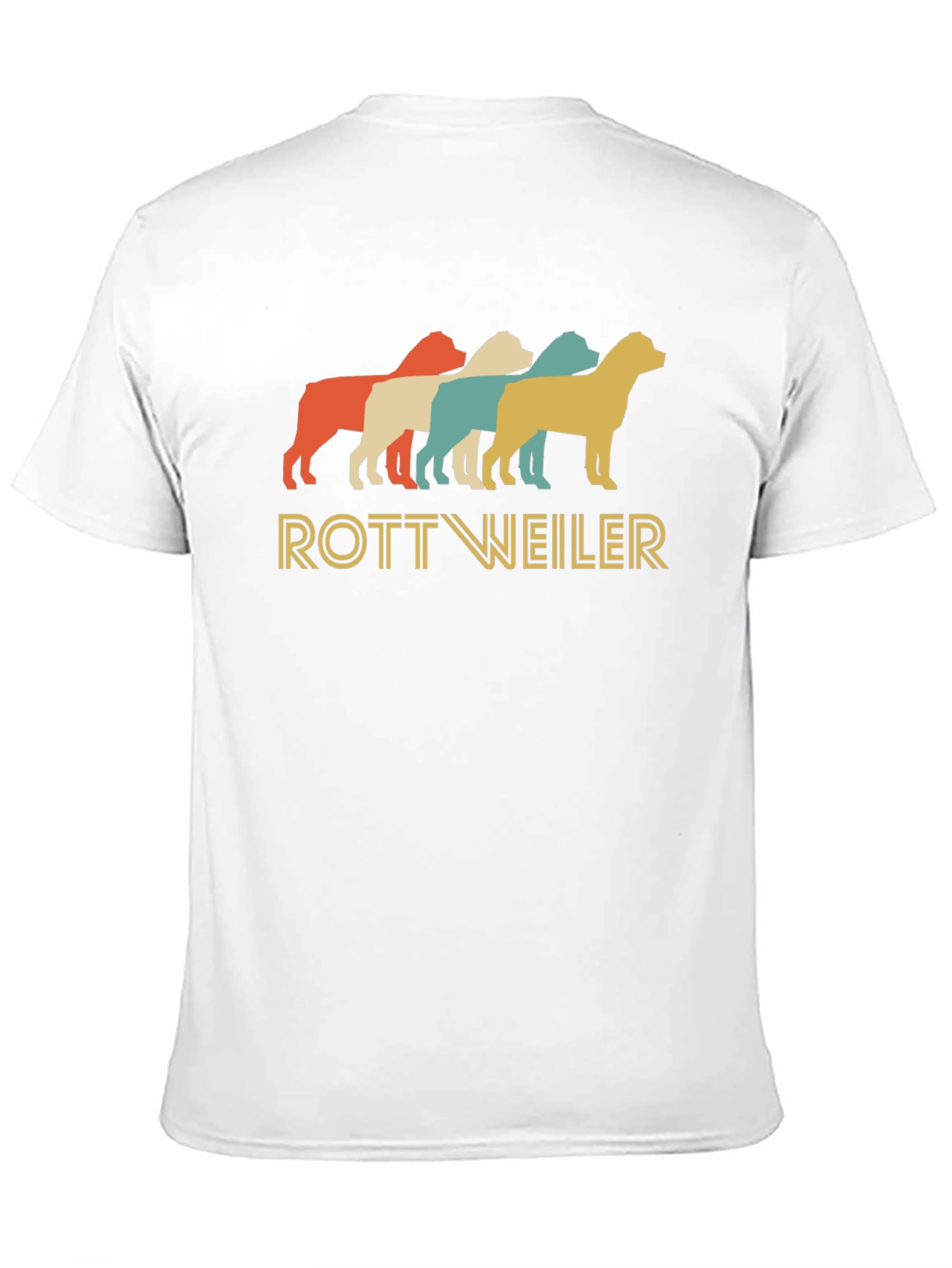 Retro Rottweiler Dog Breed Graphic T-Shirt