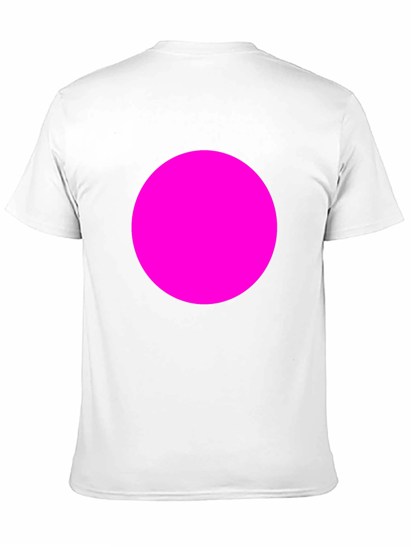 Bold Pink Circle Tee - Modern Graphic T-Shirt