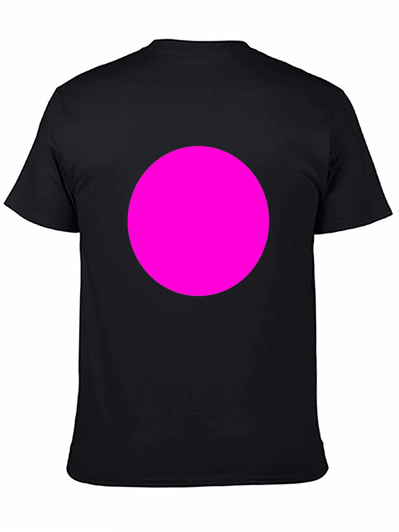 Bold Pink Circle Tee - Modern Graphic T-Shirt