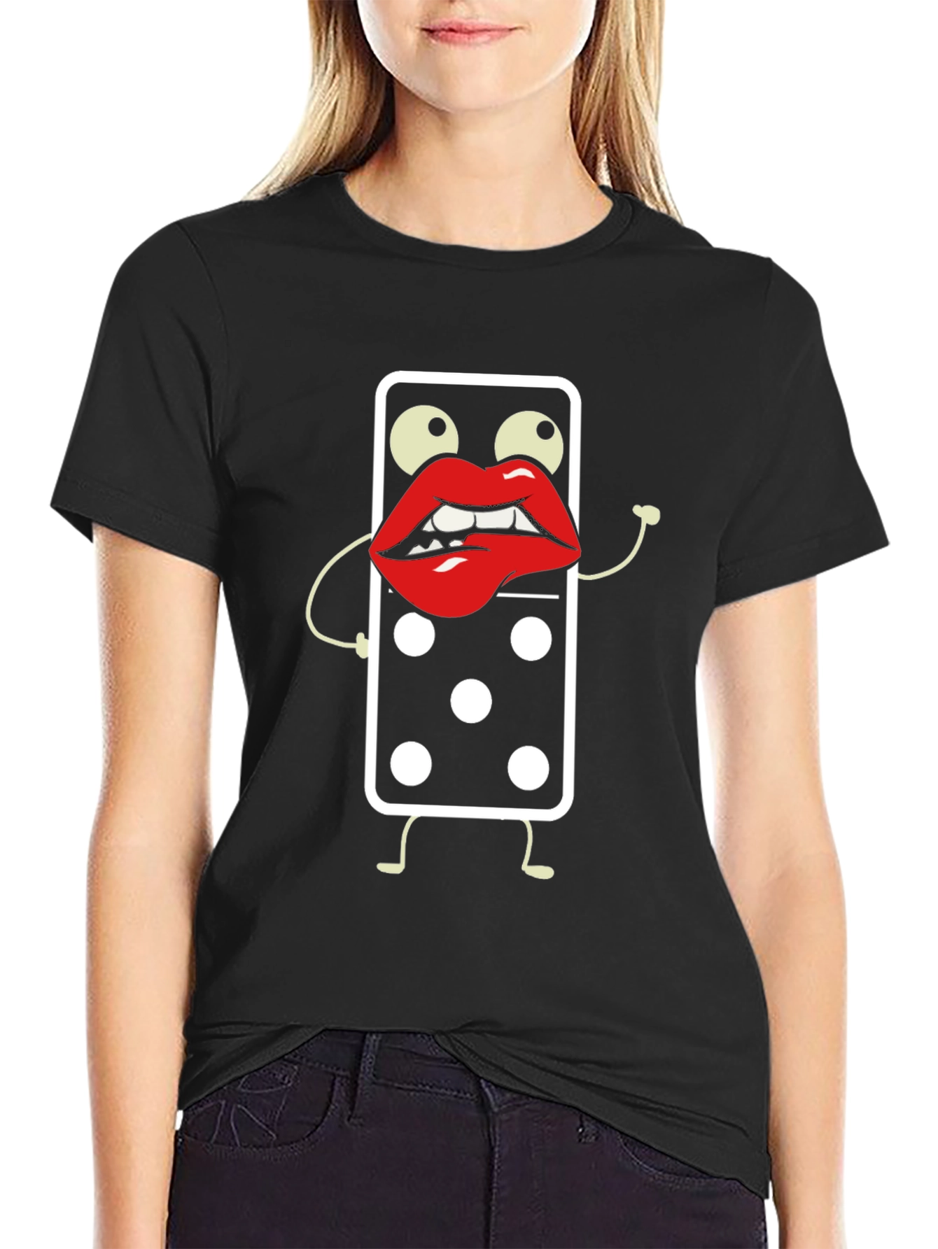 Domino Kiss T-Shirt - Funky Graphic Tee
