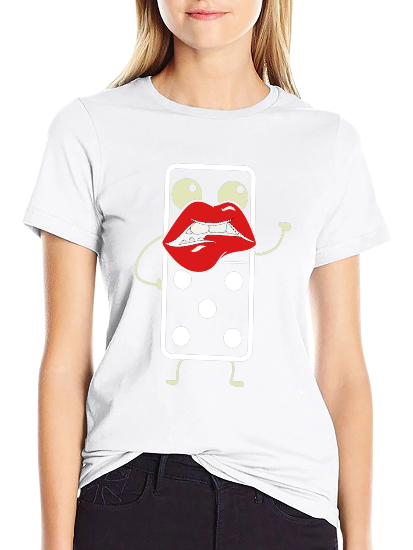 Domino Kiss T-Shirt - Funky Graphic Tee