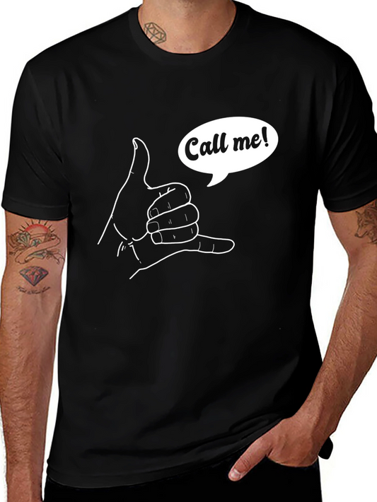 Call Me Hand Sign T-Shirt