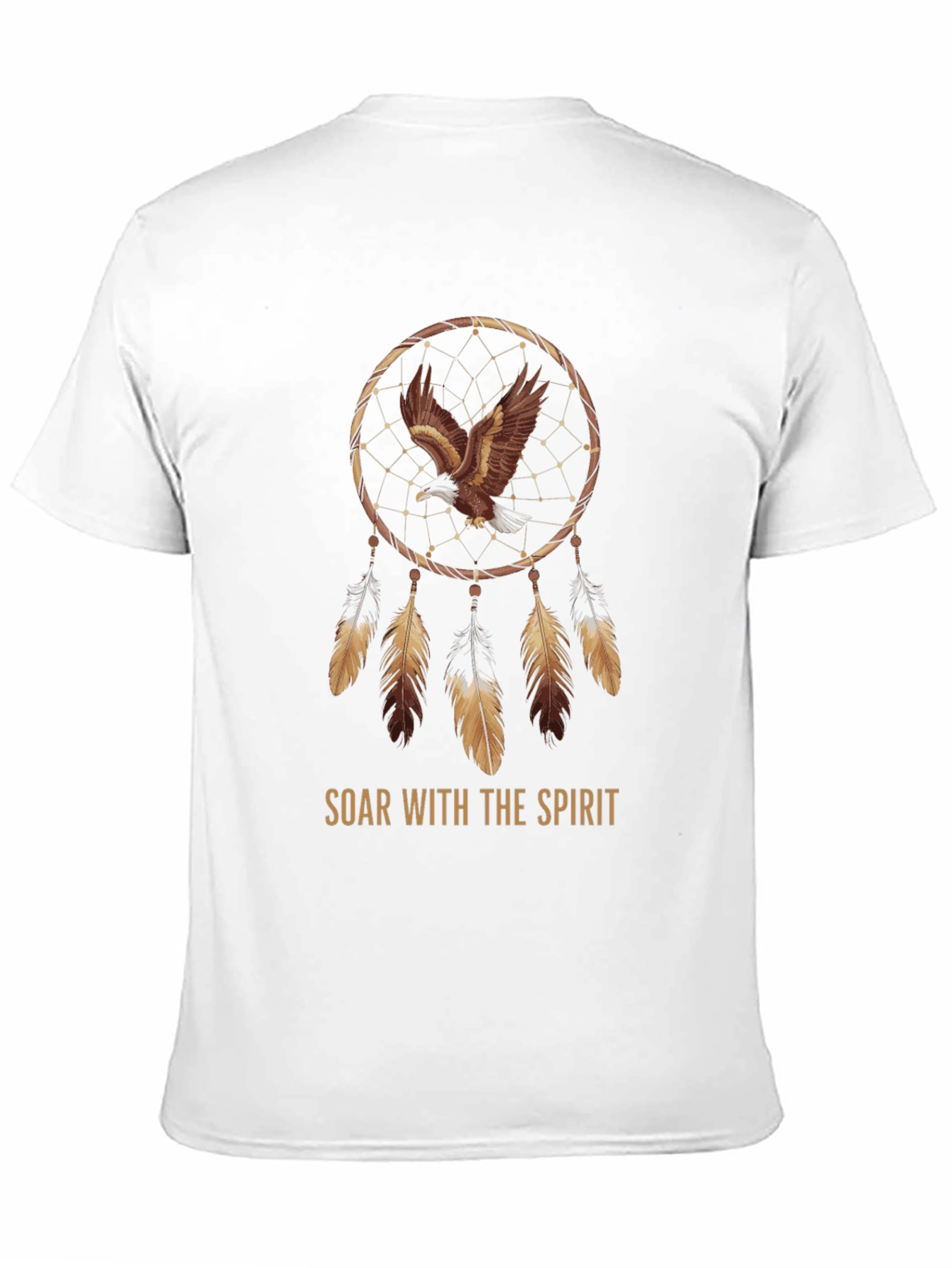 Eagle Dreamcatcher Graphic Tee - Soar with the Spirit