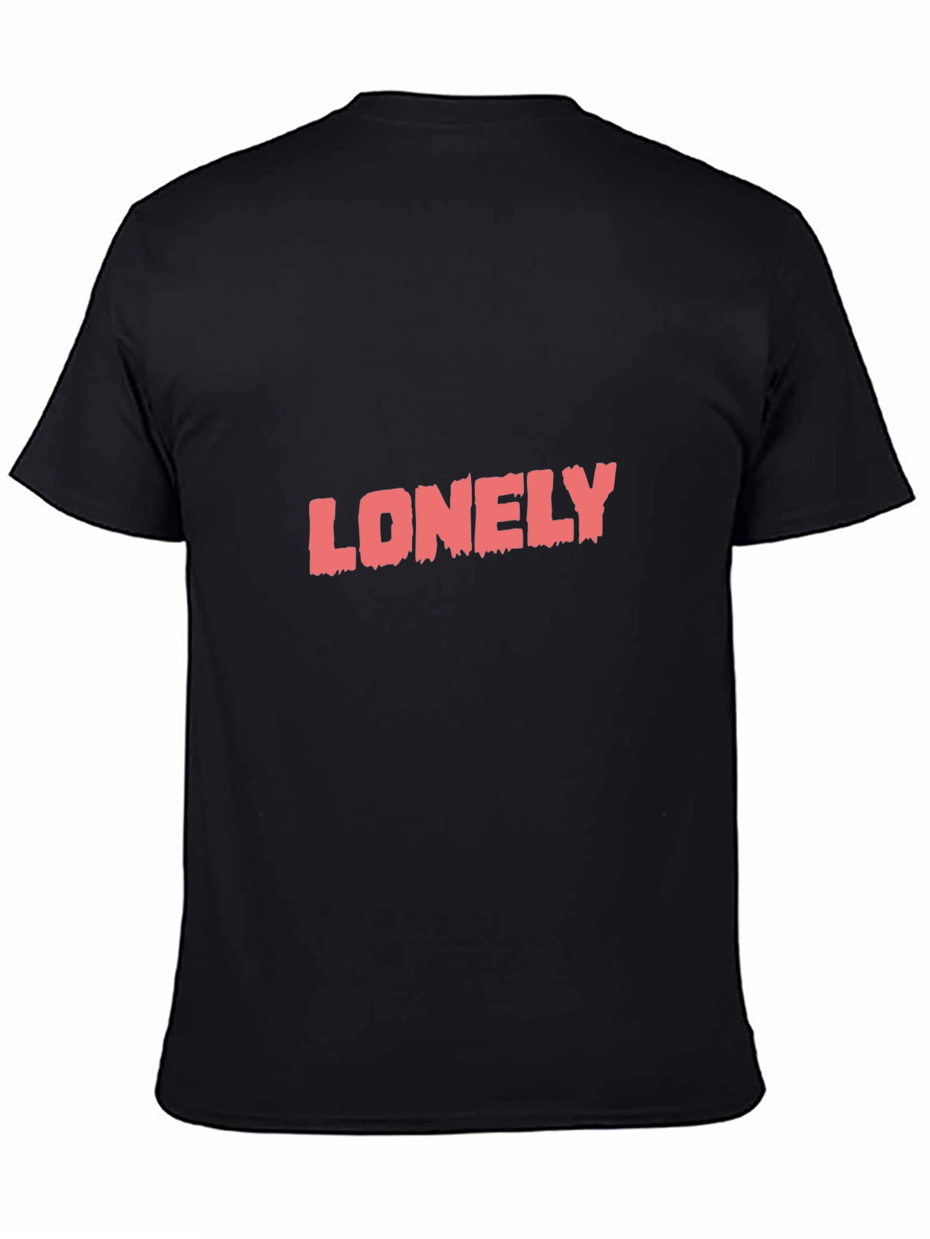 Lonely Graphic Tee - Black Short Sleeve T-Shirt