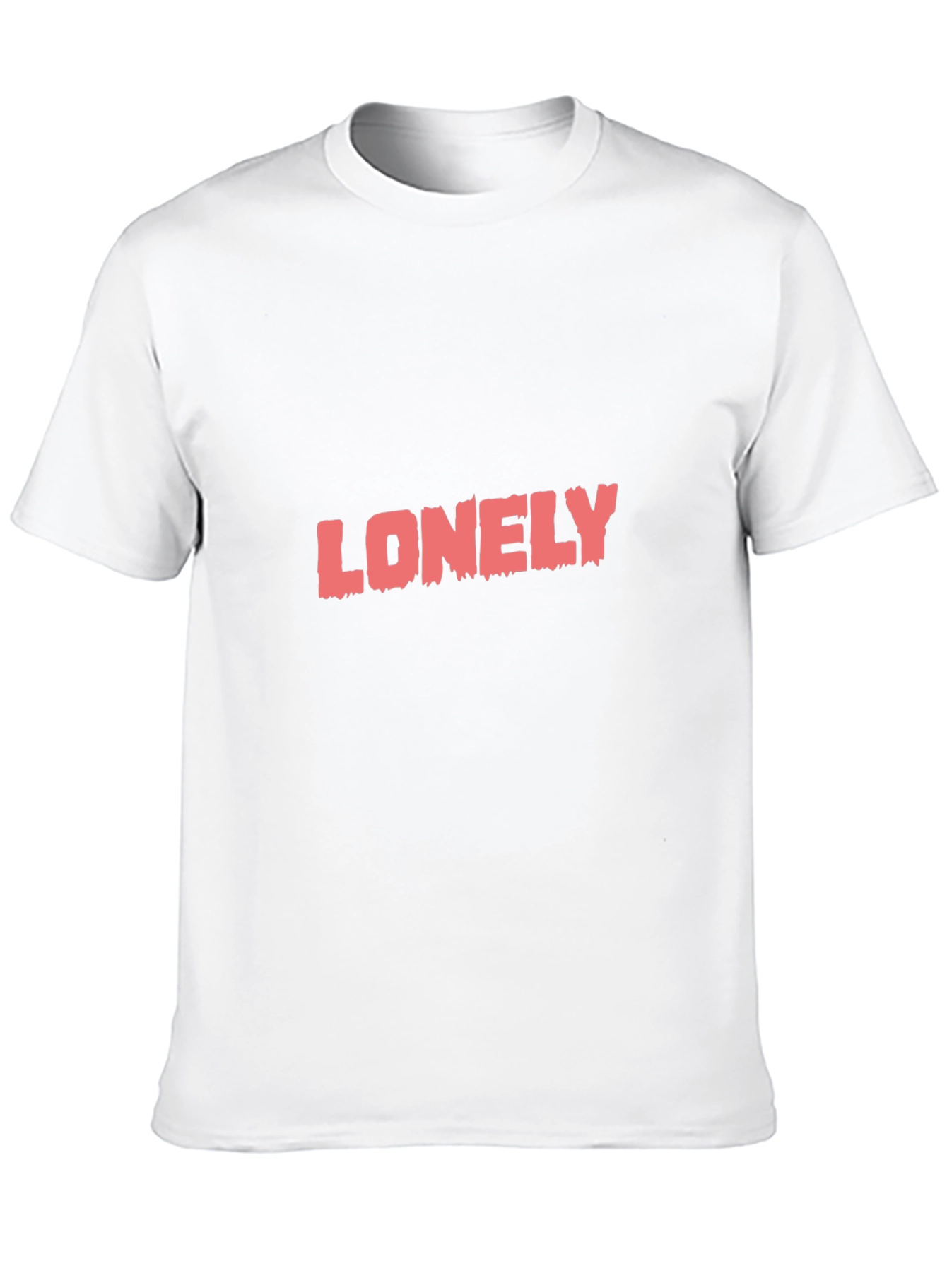 Lonely Graphic Tee - Black Short Sleeve T-Shirt