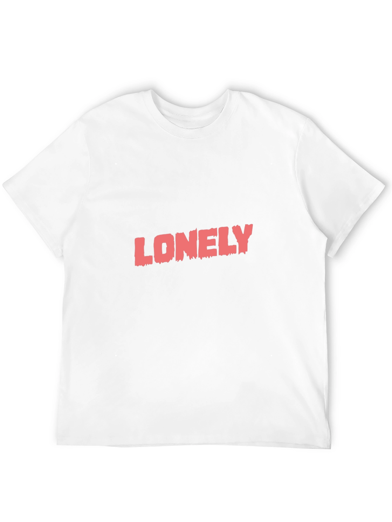Lonely Graphic Tee - Black Short Sleeve T-Shirt