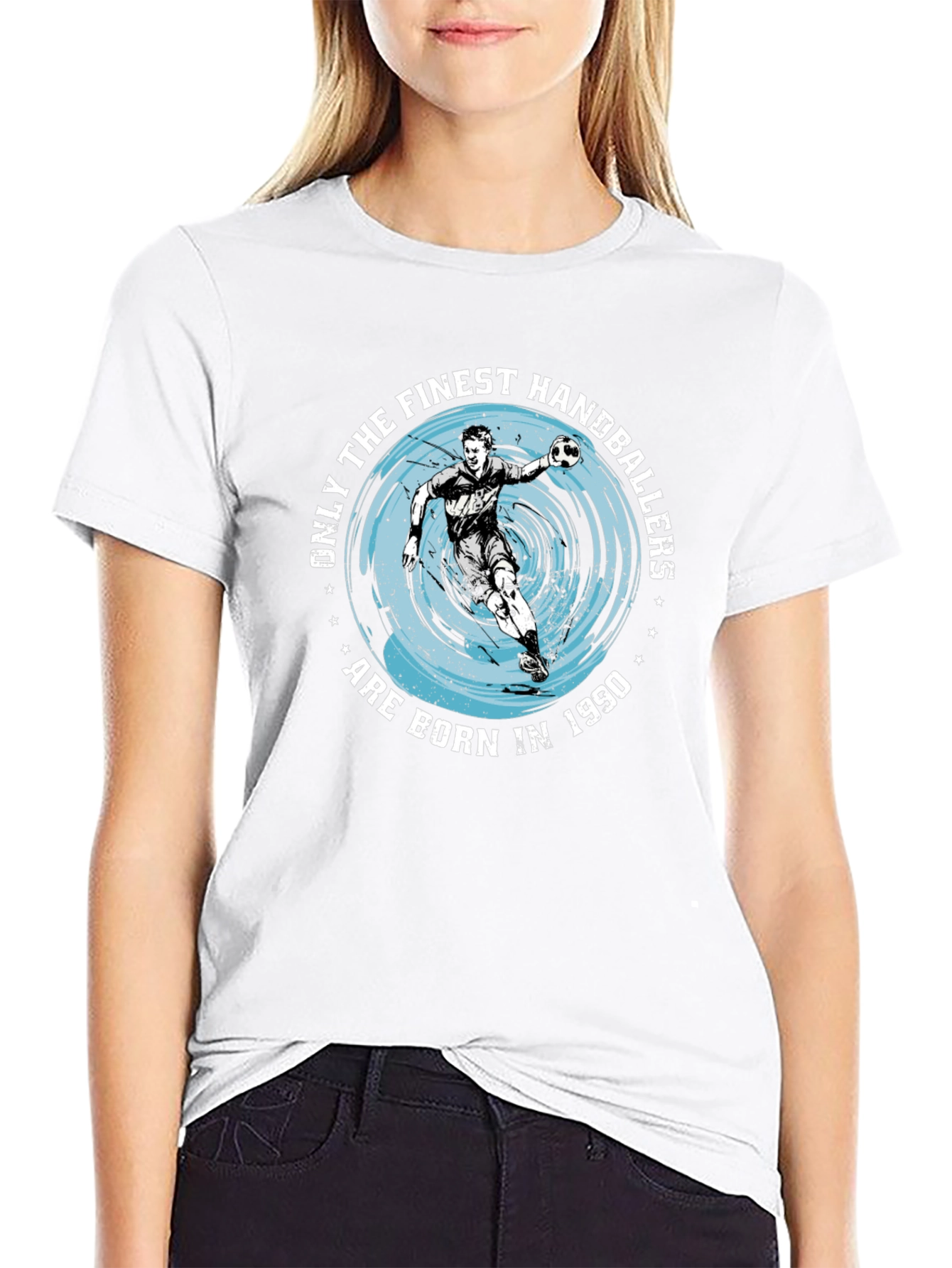 Finest Handballers Born in 1990 Graphic T-Shirt
