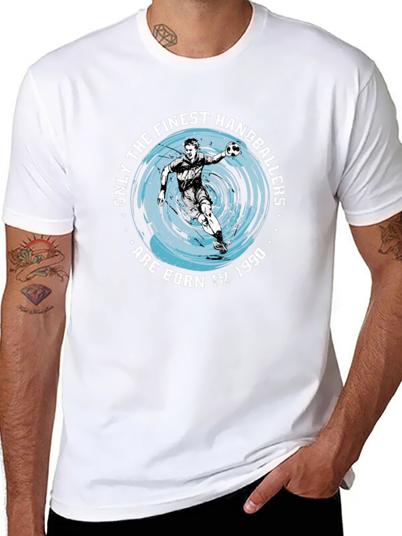 Finest Handballers Born in 1990 Graphic T-Shirt