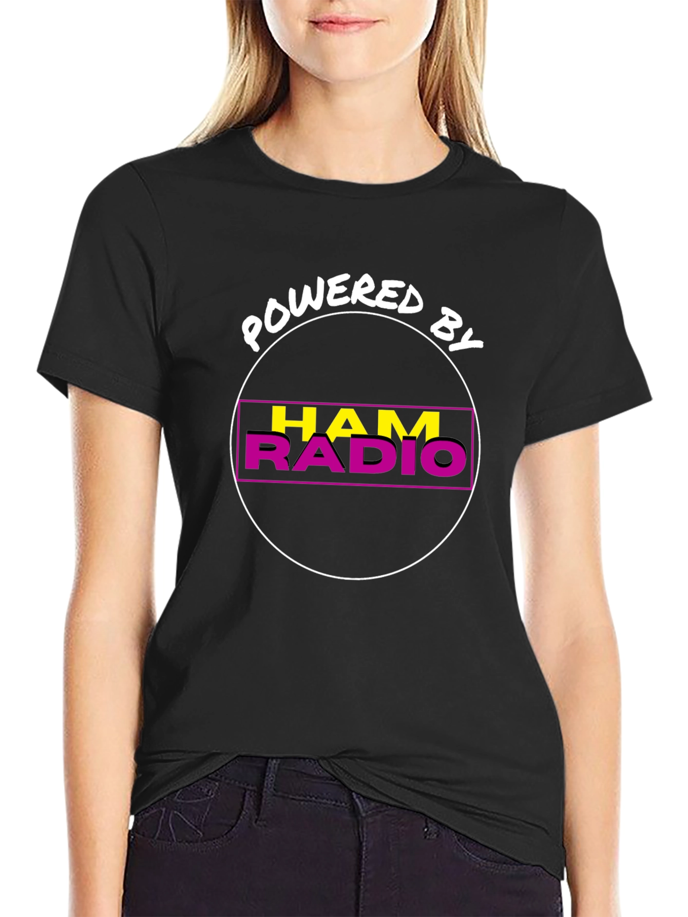 Powered by Ham Radio T-Shirt