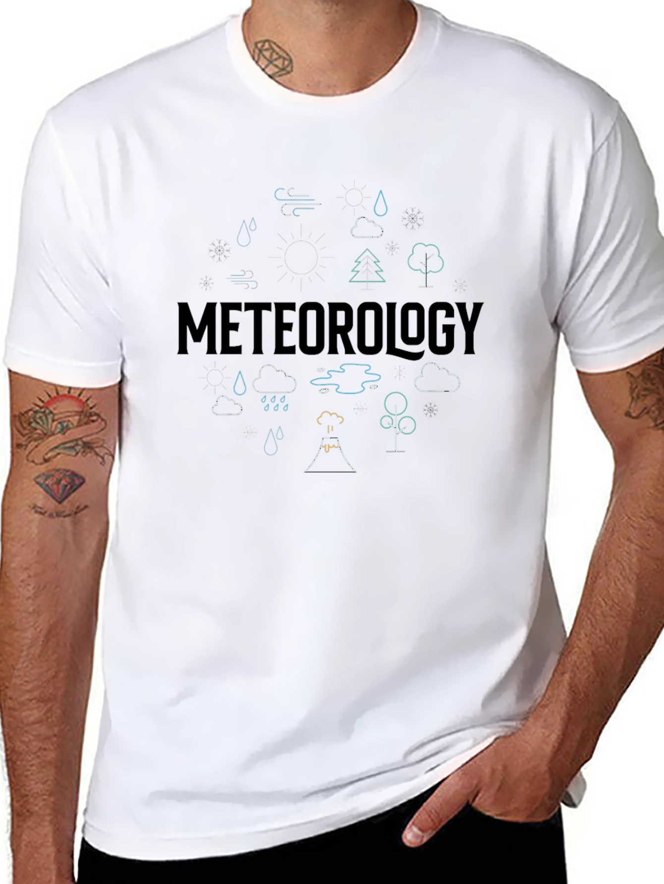 Meteorology Graphic T-Shirt - Weather Lovers Tee
