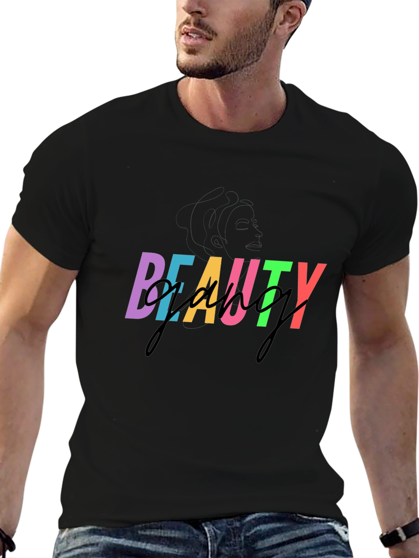 Beauty Graphic Black T-Shirt