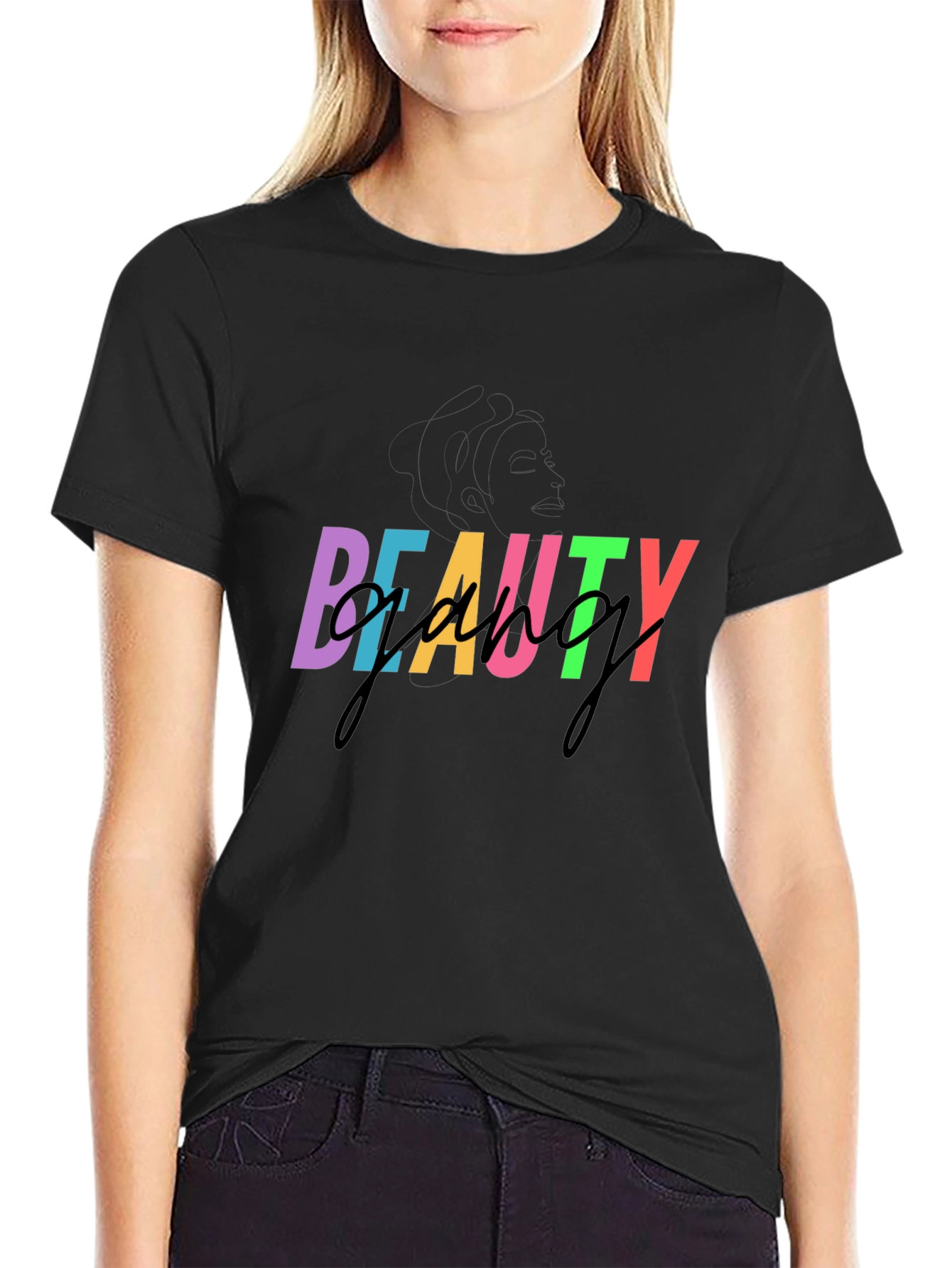 Beauty Graphic Black T-Shirt